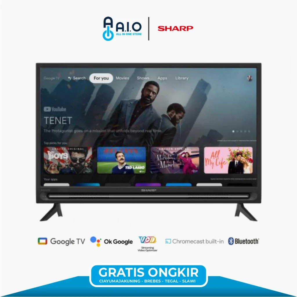 Review Lengkap LED TV Sharp 2T-C32EG1I, Smart TV 32 Inch yang Praktis dan Modern 1 C32EG1I
