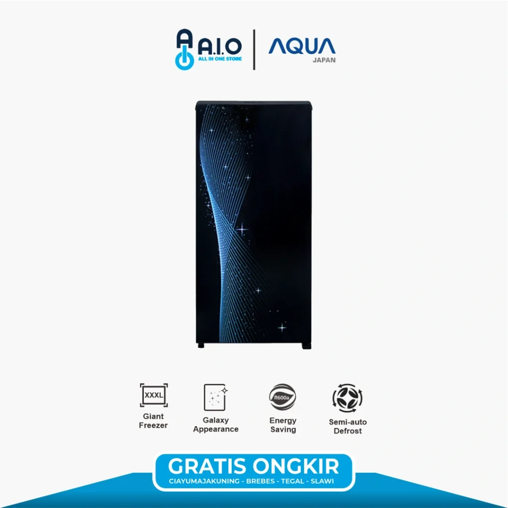 10 Merk Kulkas yang Bagus dan Awet untuk Semua Kebutuhan 1 Kulkas yang bagus
AQUA - KULKAS 1 PINTU - AQR D225(MSB)