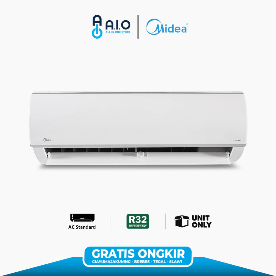 Kelebihan dan Kekurangan AC Midea 1 PK yang Perlu Sobat AIO Ketahui 1 AC Midea STANDAR 1 PK MSFC 09CRN1