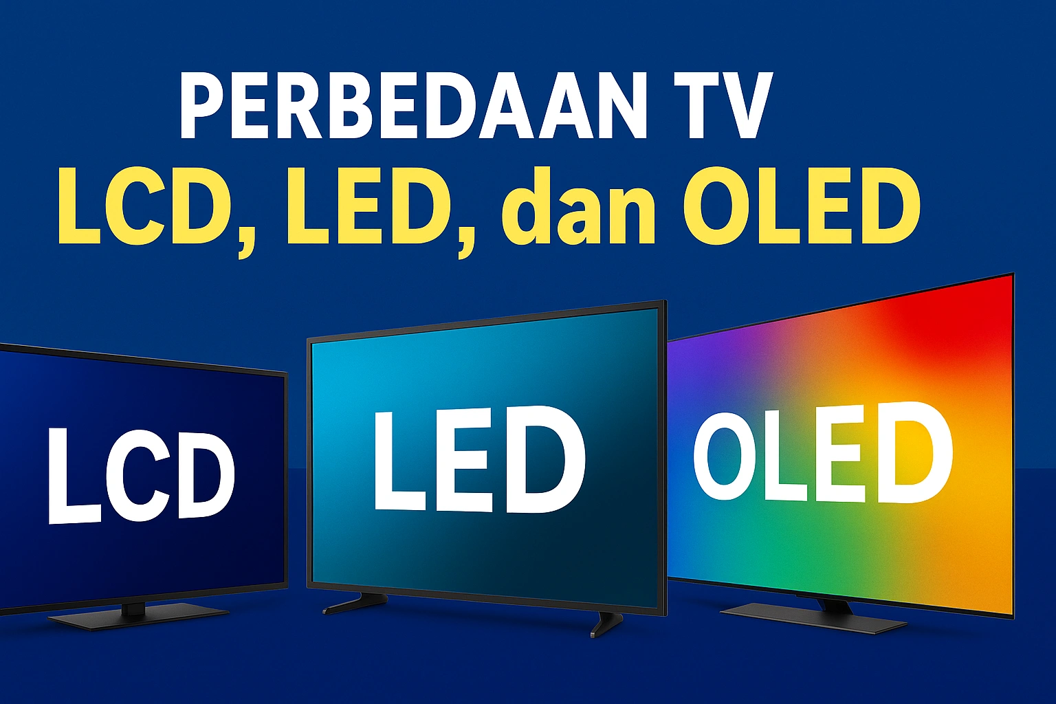 Perbedaan TV LCD dan LED serta OLED yang Perlu Diketahui 1 Perbedaan TV LCD LED OLED
