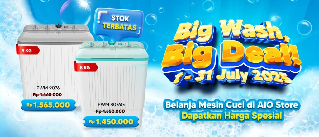 Promo Mesin Cuci AIO Store