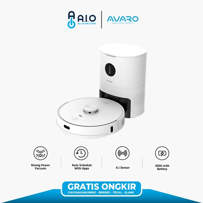 Review Lengkap Robot Vacuum Cleaner AVARO X1 Hemat Waktu Lebih Efisien 1 Robot Vacuum Cleaner AVARO X1