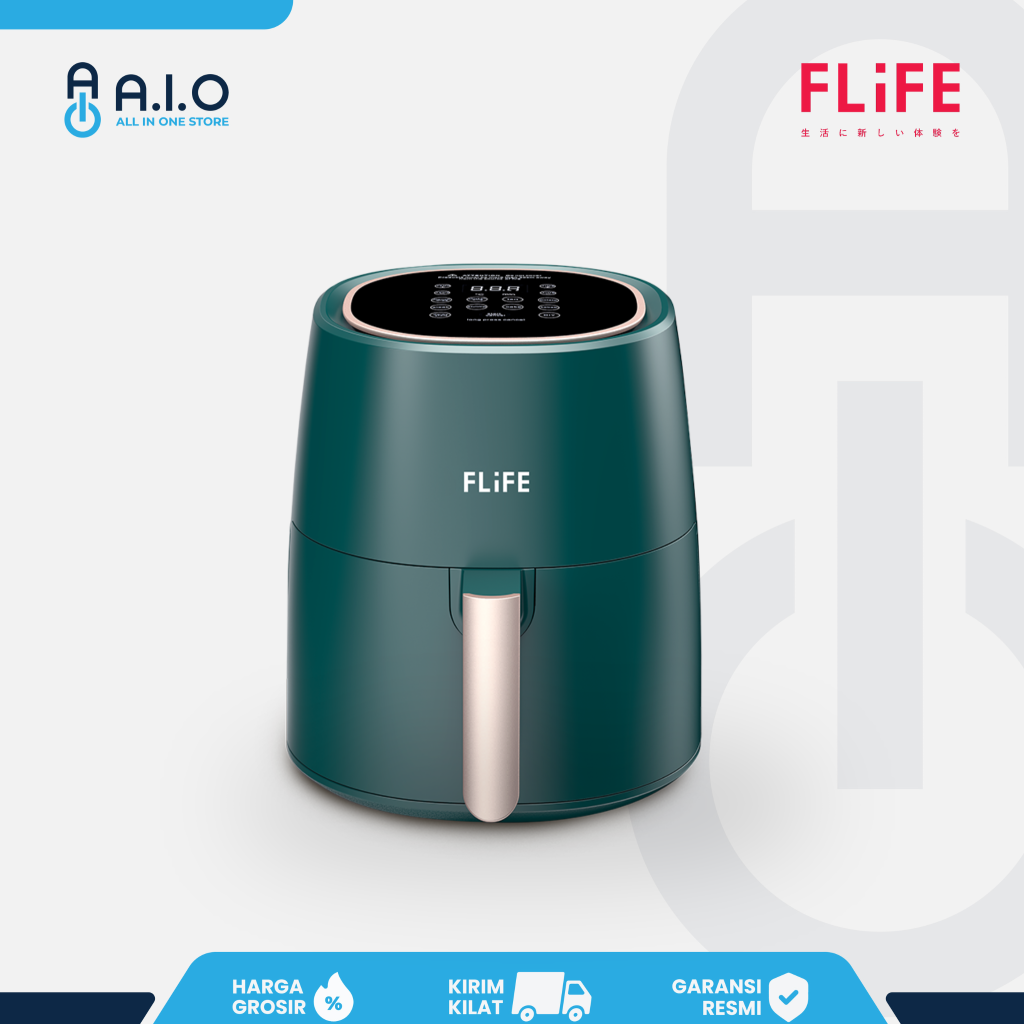 FLIFE Air Fryer AF45 700LB Design Elegant yang Pas untuk Dapur Modern 1 AF45 700LB New front