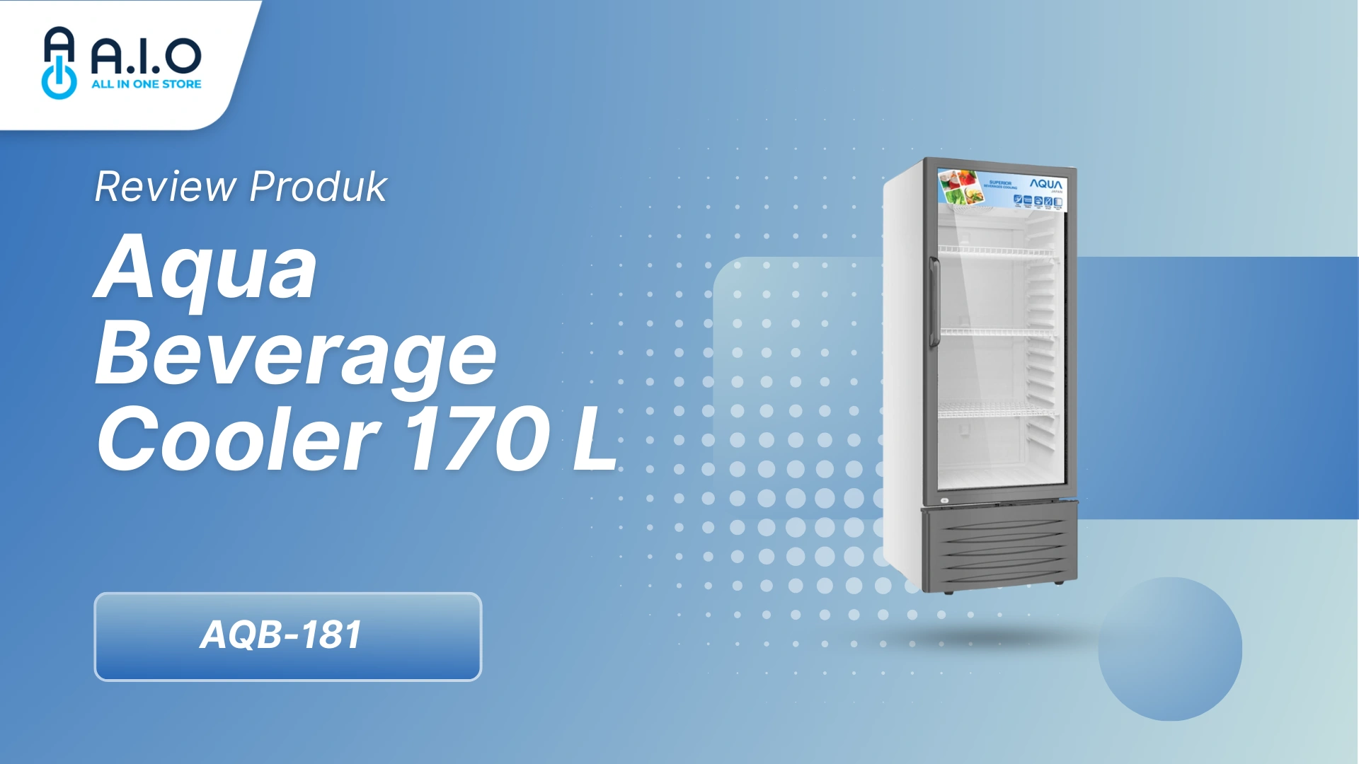 Aqua 170 L AQB-181 Beverage Cooler