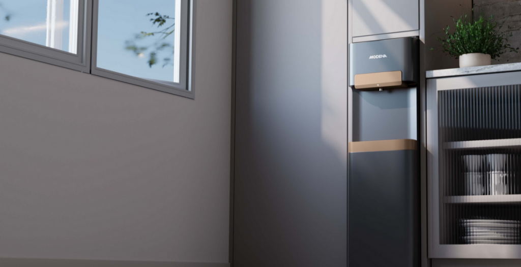 Modena Smart Dispenser Galon Bawah Pertama yang Bisa Dikontrol via HP: Review Lengkap DD-4118-BOBK 2 Modena Smart Dispenser Air Galon Bawah DD4118 BOBK Desain Modern dan Elegan