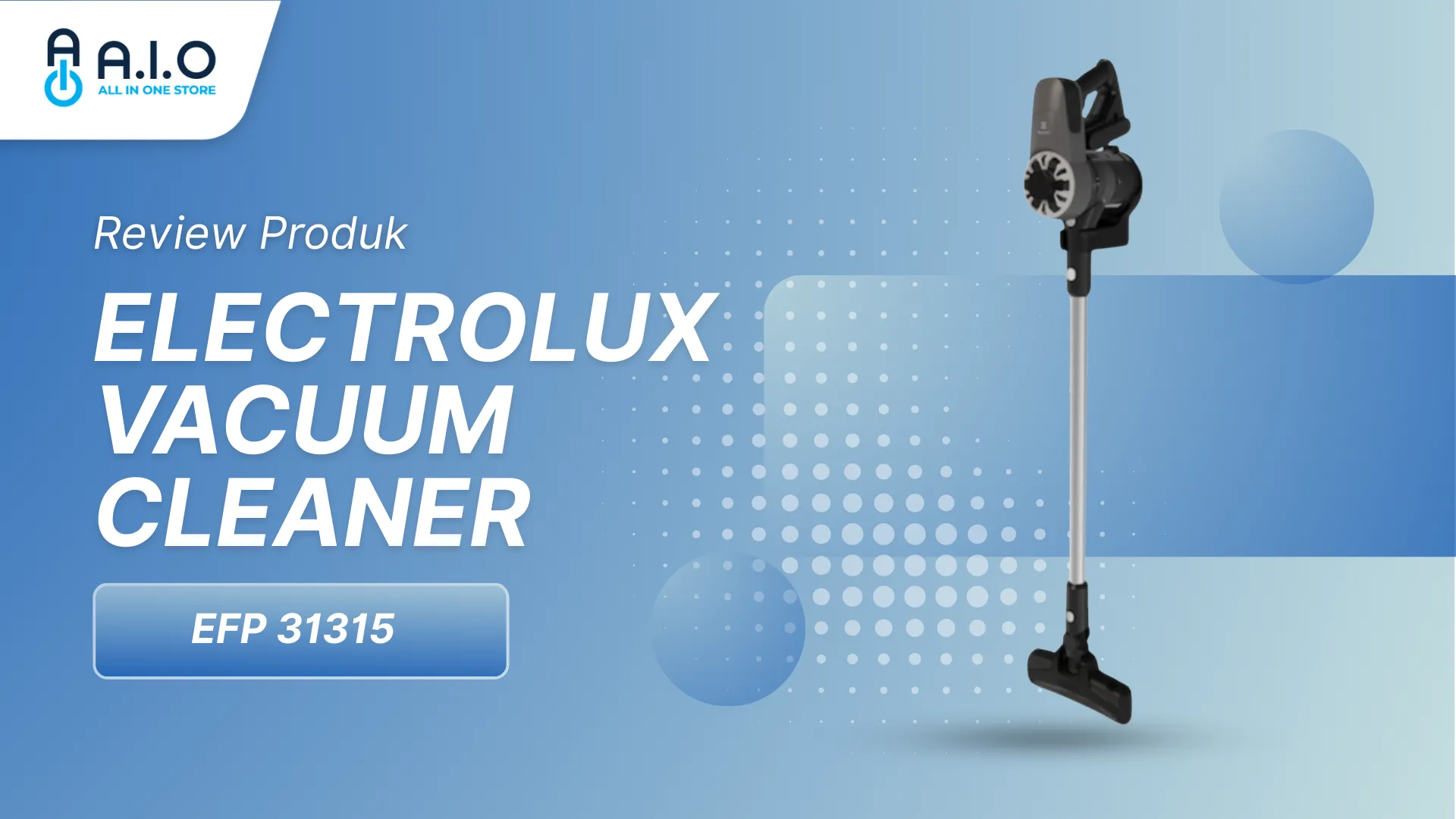 ELECTROLUX VACUUM CLEANER EFP3135 Electrolux EFP31315 Vacuum Cleaner Portable untuk Kebersihan Maksimal