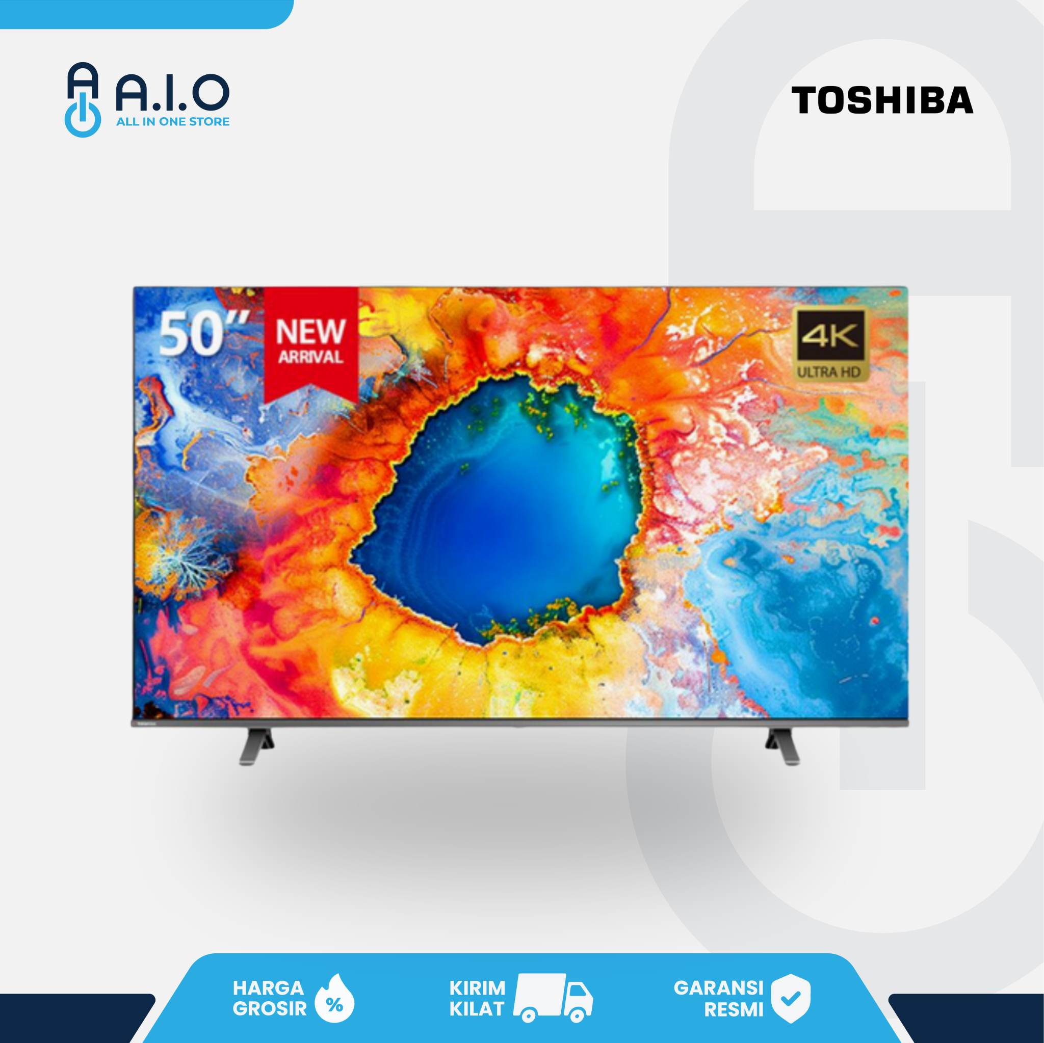 TOSHIBA TVMI - TV GOOGLE QLED 50" - 50M450NP 1 50M450NP