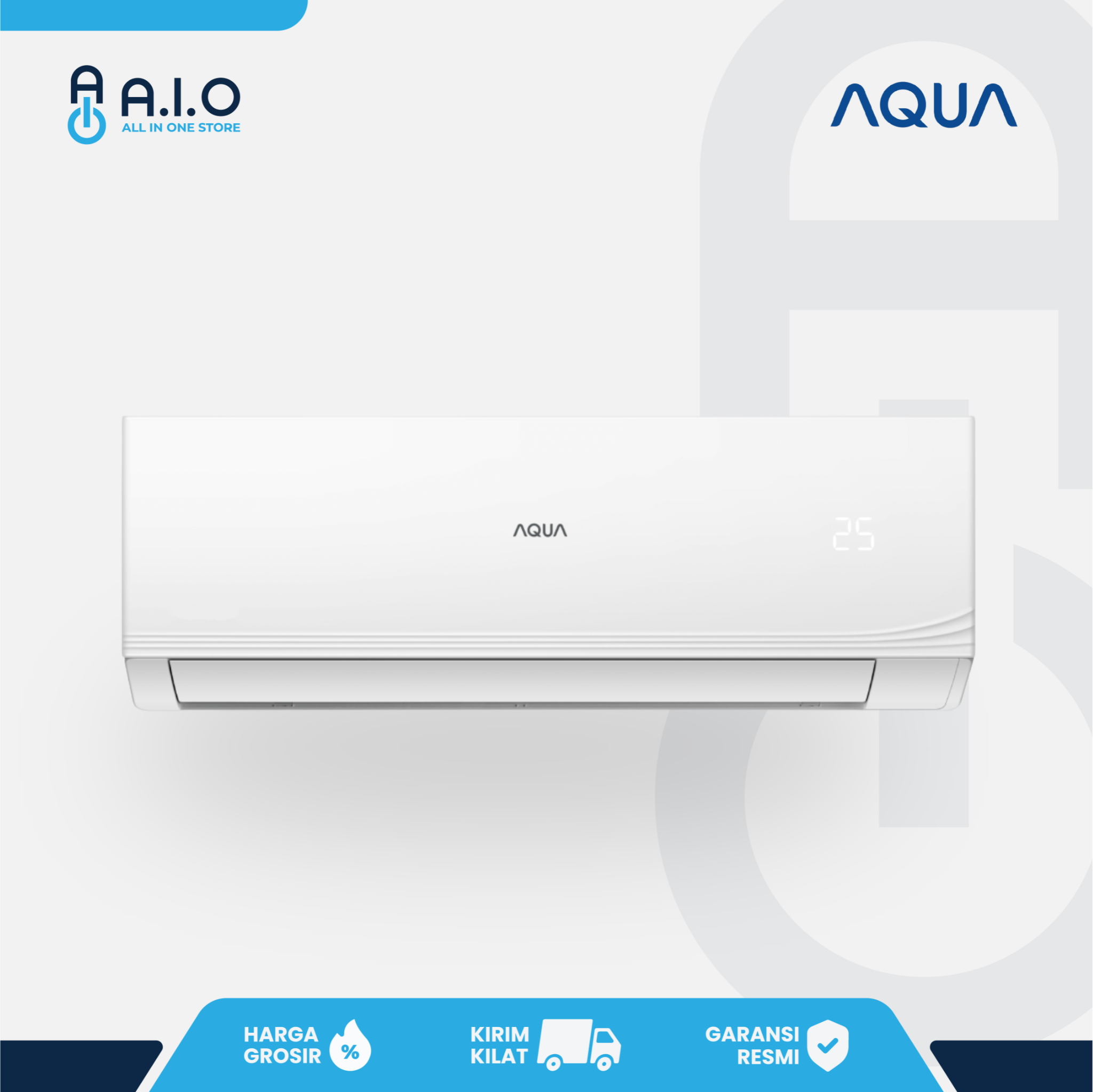 AQUA - AC SPLIT STANDARD 0.5 PK - AQA KCR5FQB(L) 1 AQA KCR5FQB(L)