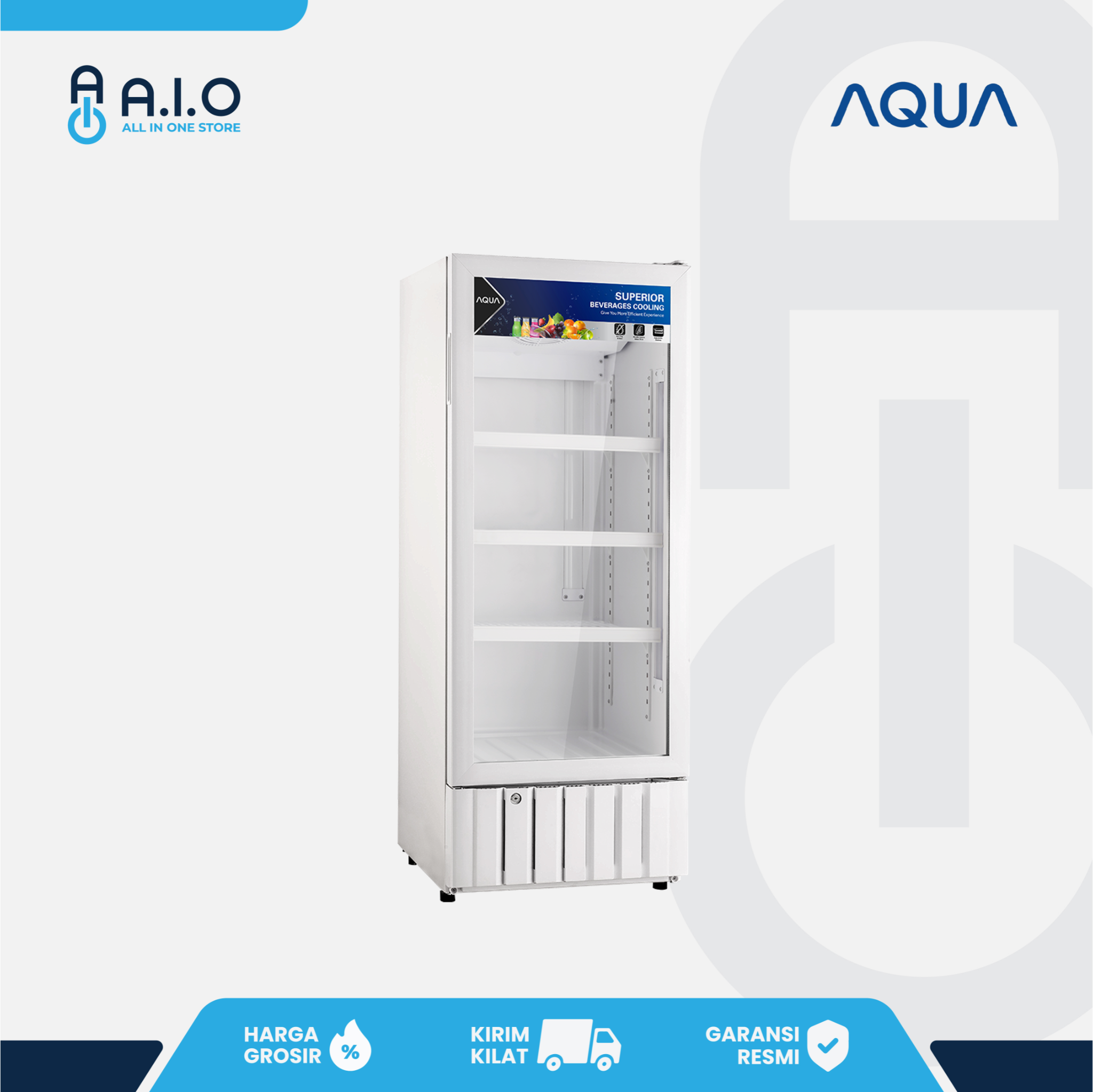 AQUA - BEVERAGE COOLER 180 L - AQB BC 190 3 AQB BC 190