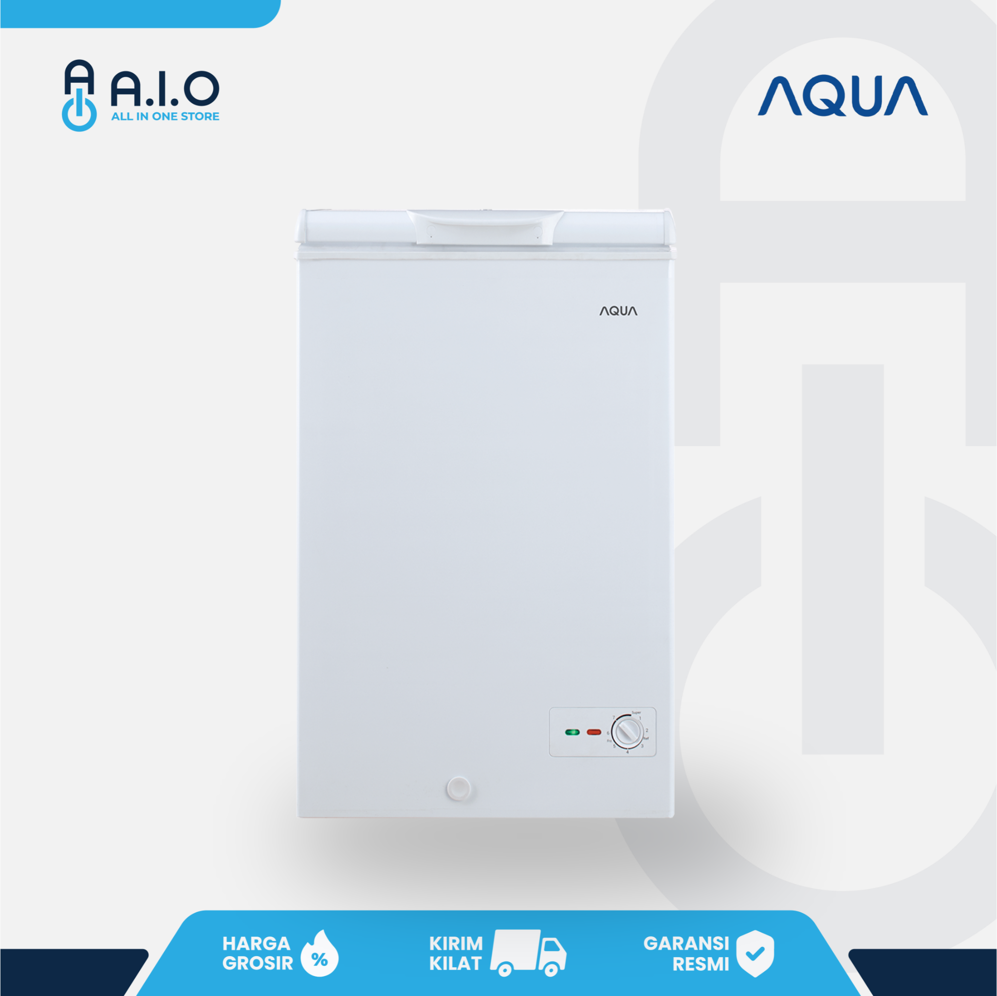 AQUA - CHEST FREEZER 1 PINTU 100 L - AQF 120HC 1 AQF 120HC