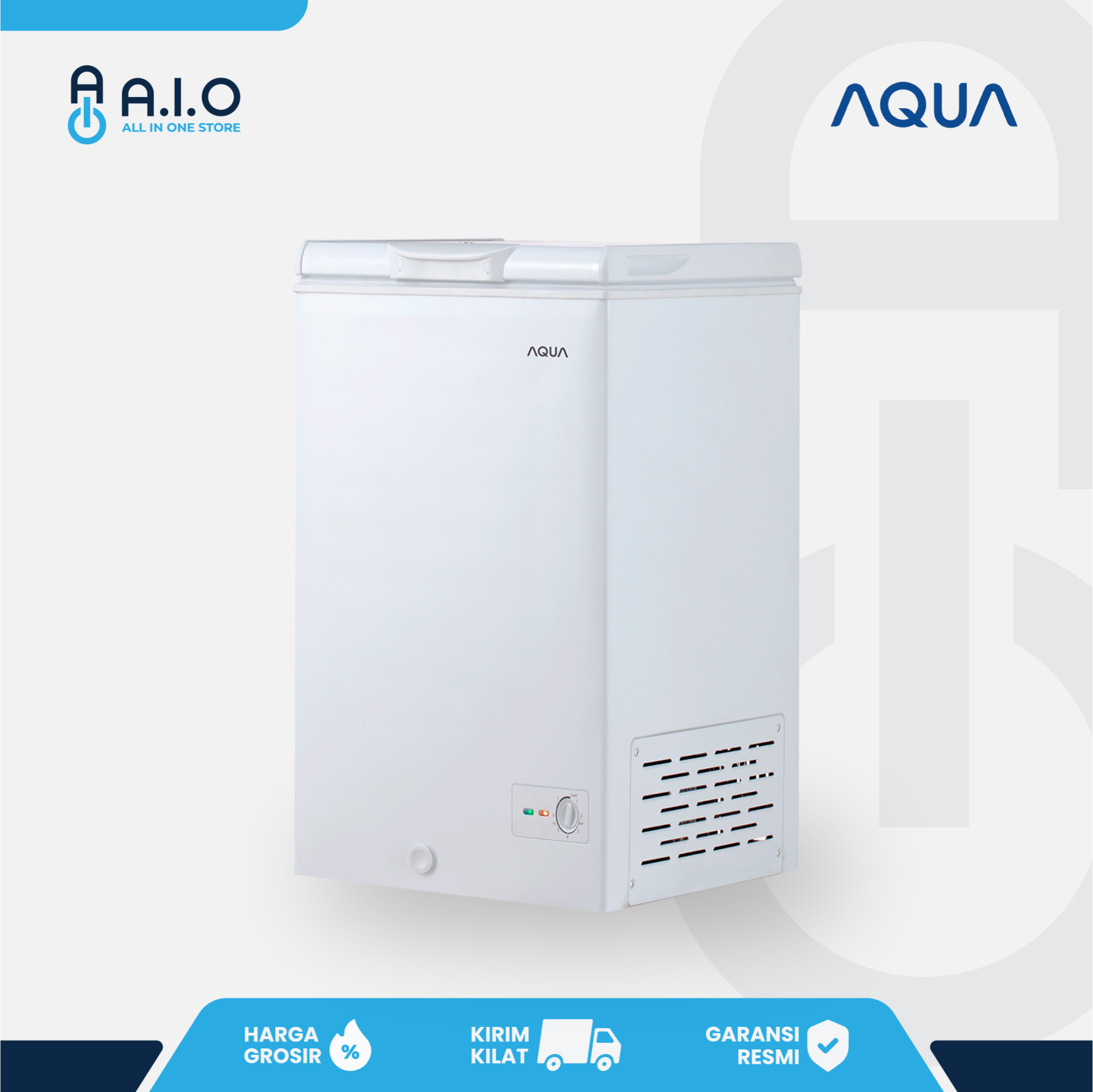 AQUA - CHEST FREEZER 1 PINTU 100 L - AQF 120HC 3 AQUA - CHEST FREEZER 1 PINTU 100 L - AQF 120HC - Gambar 2