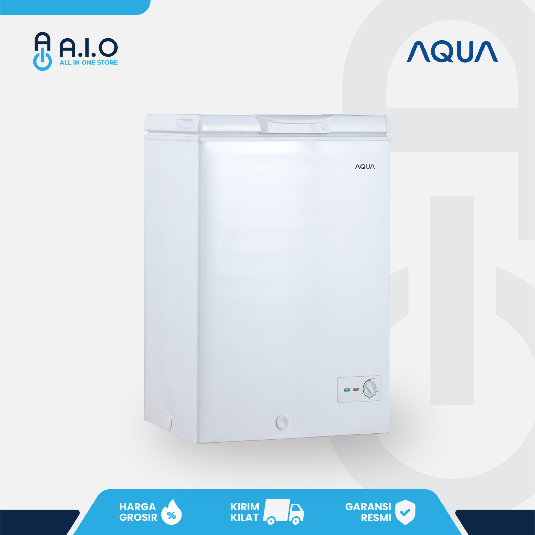 AQUA - CHEST FREEZER 1 PINTU 100 L - AQF 120HC 4 AQUA - CHEST FREEZER 1 PINTU 100 L - AQF 120HC - Gambar 3