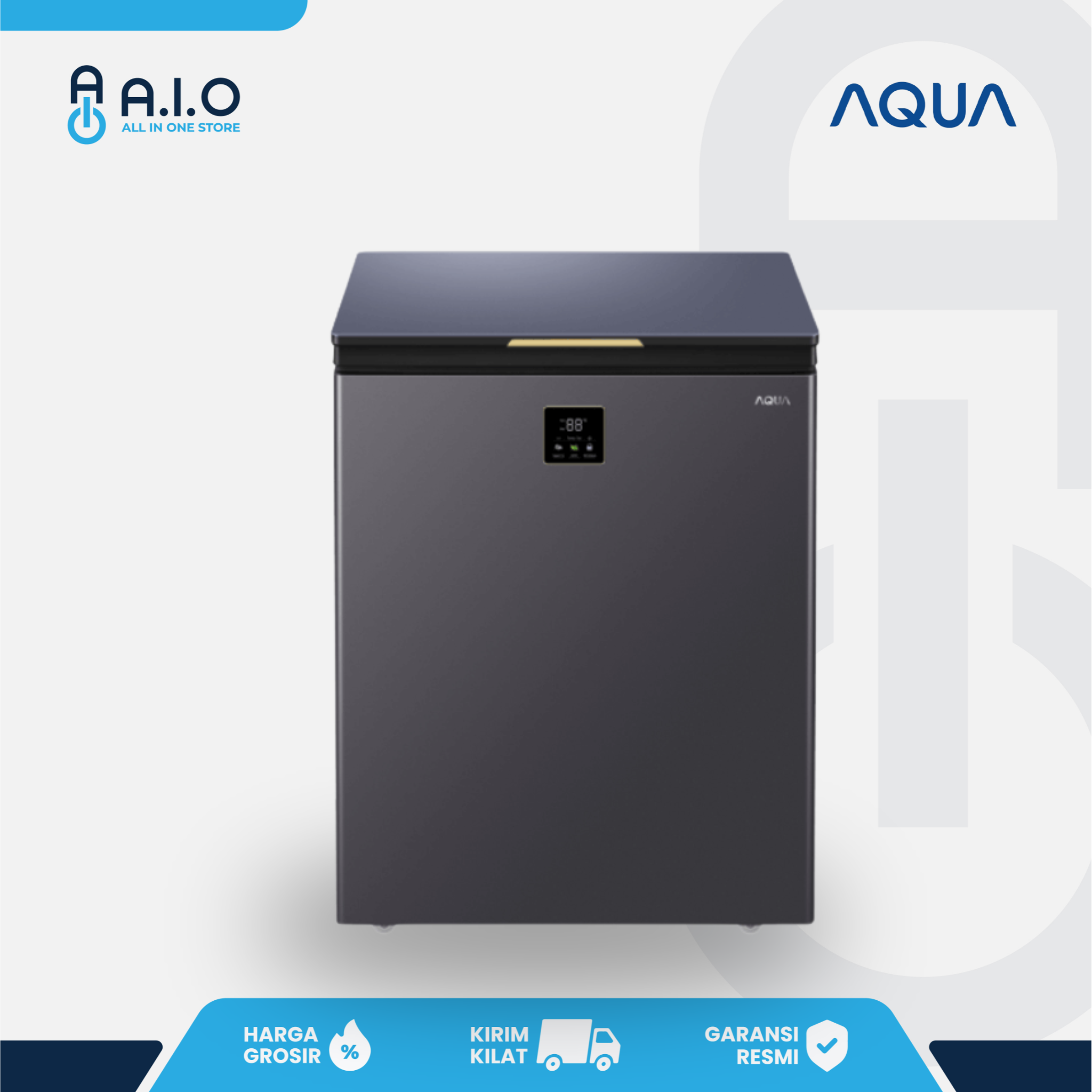 AQUA - CHEST FREEZER 1 PINTU 142 L - AQF 150DF 1 68f30d65c7721