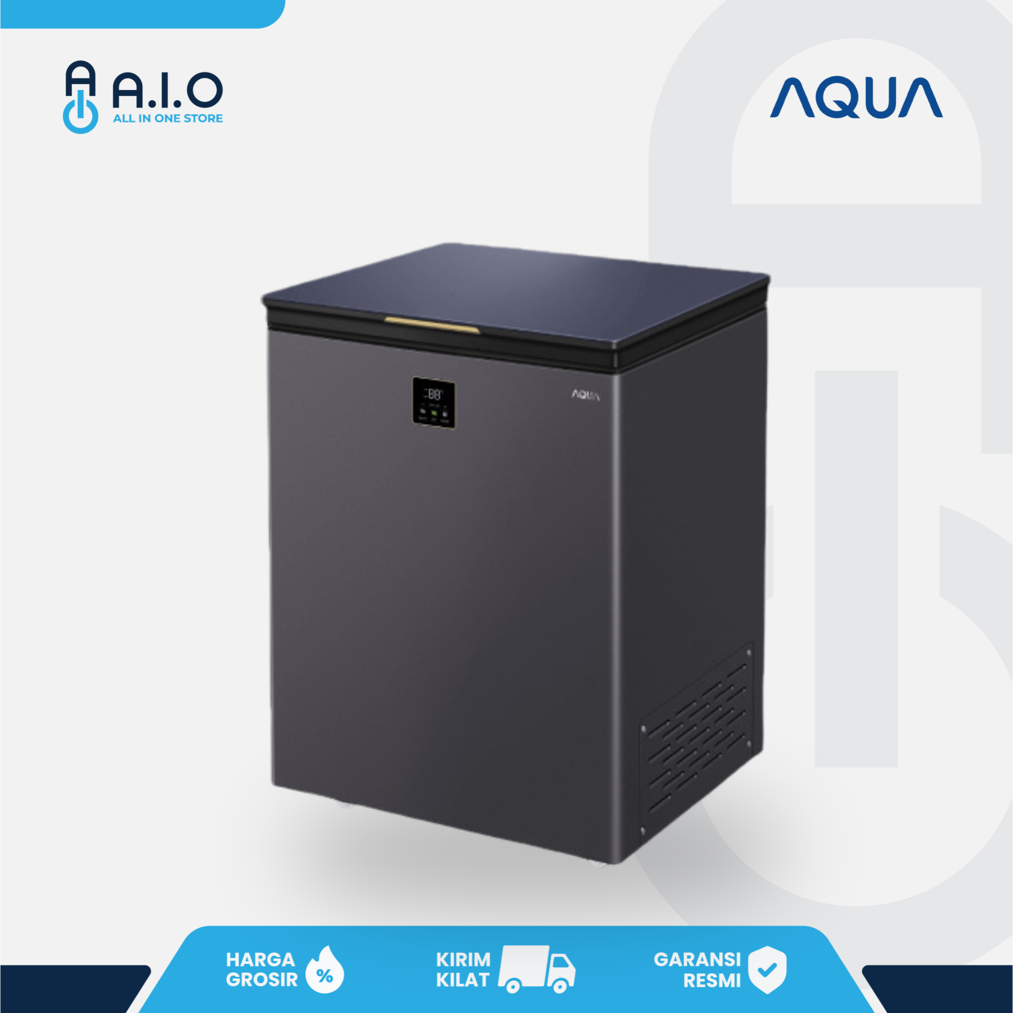 AQUA - CHEST FREEZER 1 PINTU 142 L - AQF 150DF 3 AQUA - CHEST FREEZER 1 PINTU 142 L - AQF 150DF - Gambar 2
