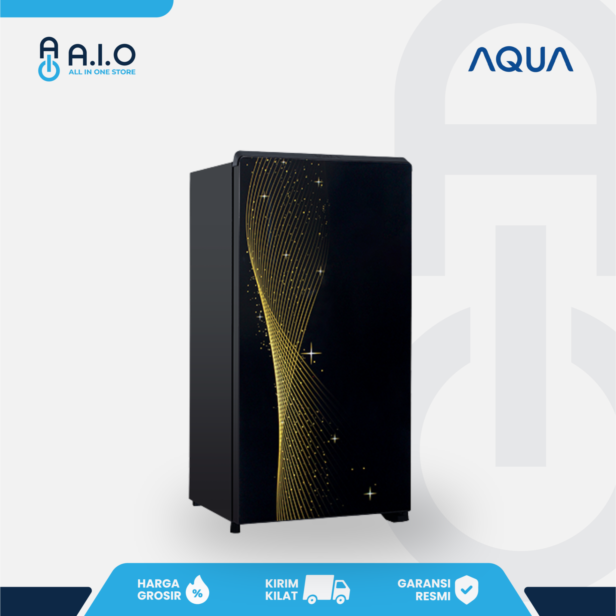 AQUA - KULKAS 1 PINTU 145 L - AQR D185(MSG) 4 AQUA - KULKAS 1 PINTU 145 L - AQR D185(MSG) - Gambar 3