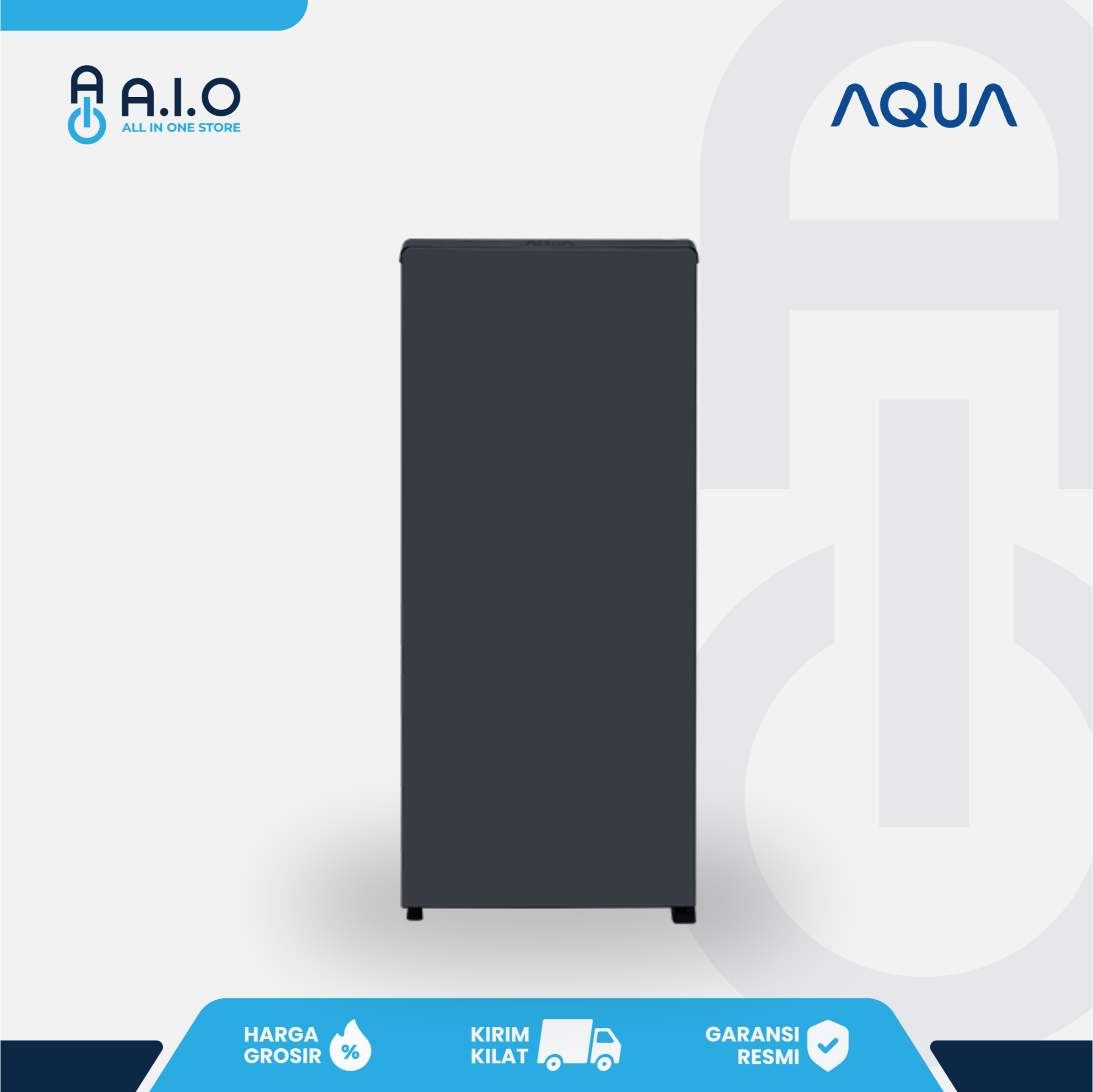 AQUA - KULKAS 1 PINTU 180 L - AQR D225(MDS) 1 AQR D225(MDS)