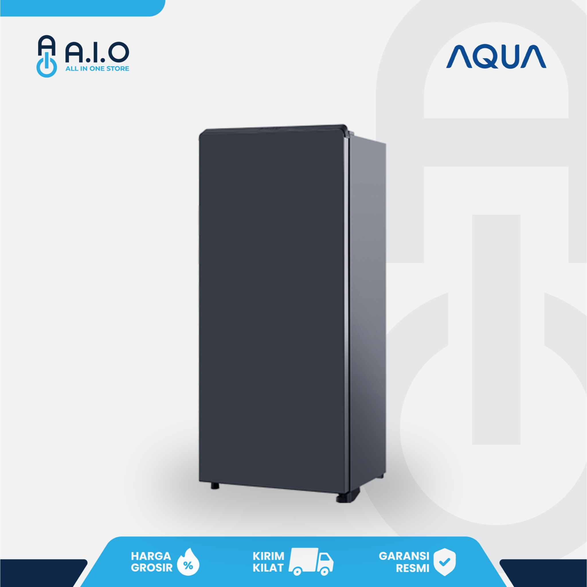 AQUA - KULKAS 1 PINTU 180 L - AQR D225(MDS) 3 AQUA - KULKAS 1 PINTU 180 L - AQR D225(MDS) - Gambar 2