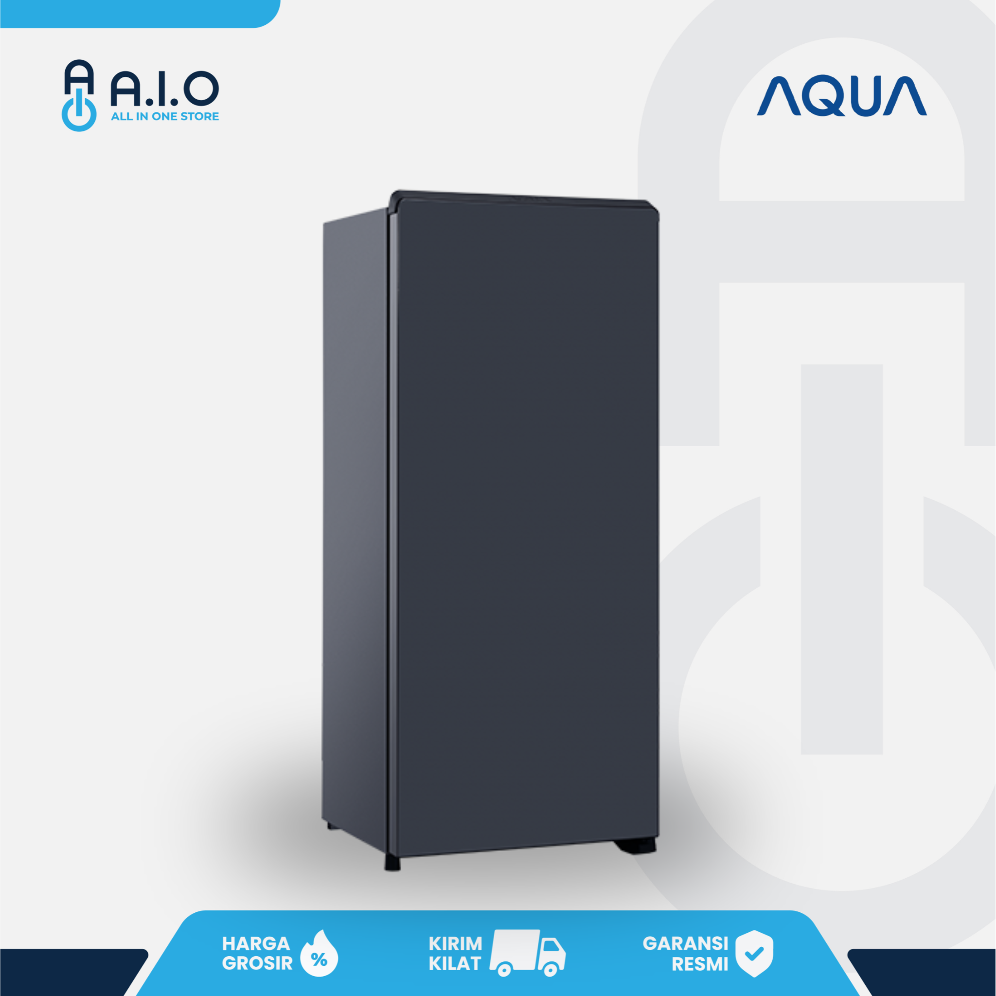 AQUA - KULKAS 1 PINTU 180 L - AQR D225(MDS) 4 AQUA - KULKAS 1 PINTU 180 L - AQR D225(MDS) - Gambar 3