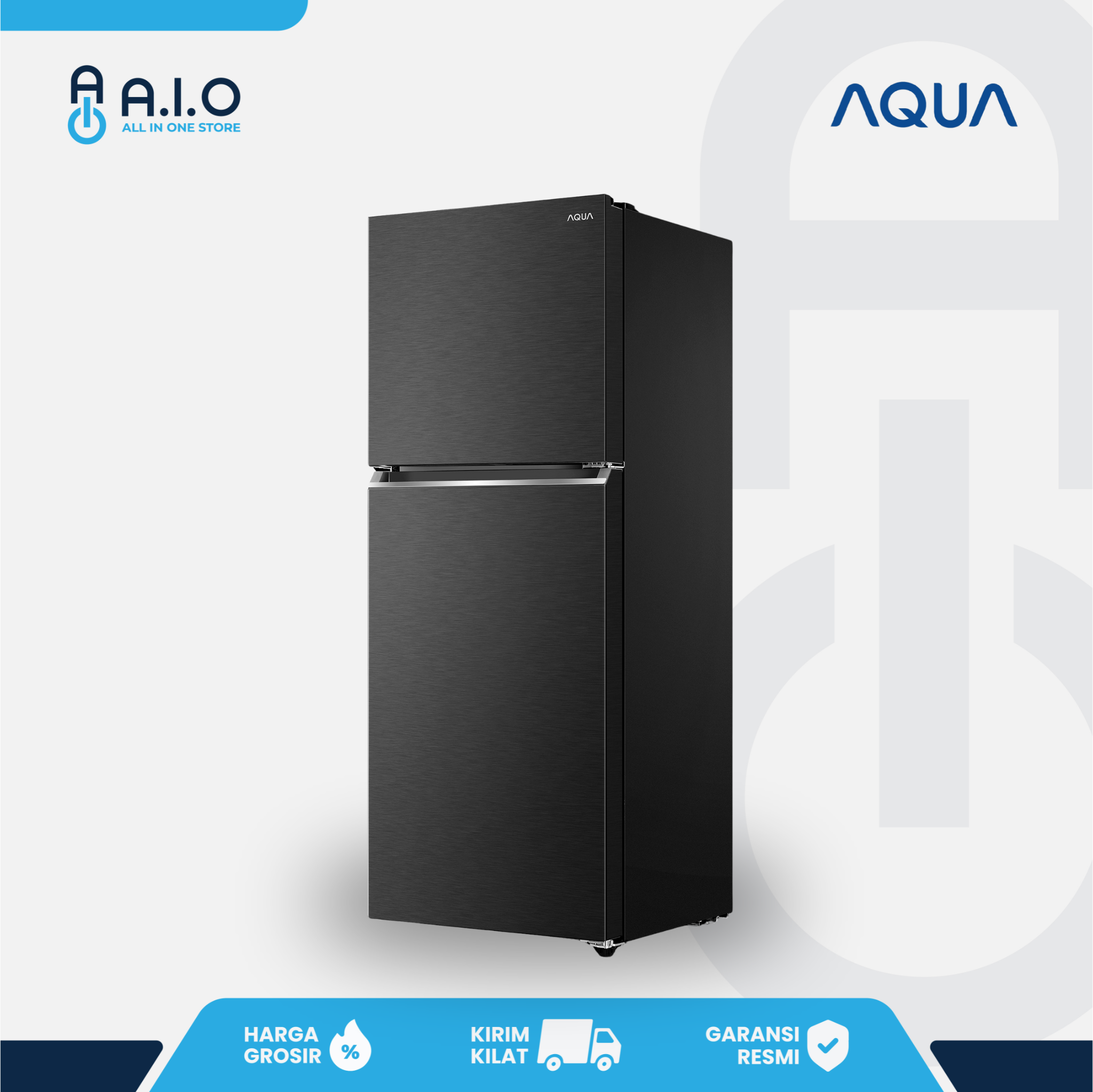 AQUA - KULKAS 2 PINTU 205 L - AQR DTM265CBP(DS) 3 AQUA - KULKAS 2 PINTU 205 L - AQR DTM265CBP(DS) - Gambar 2