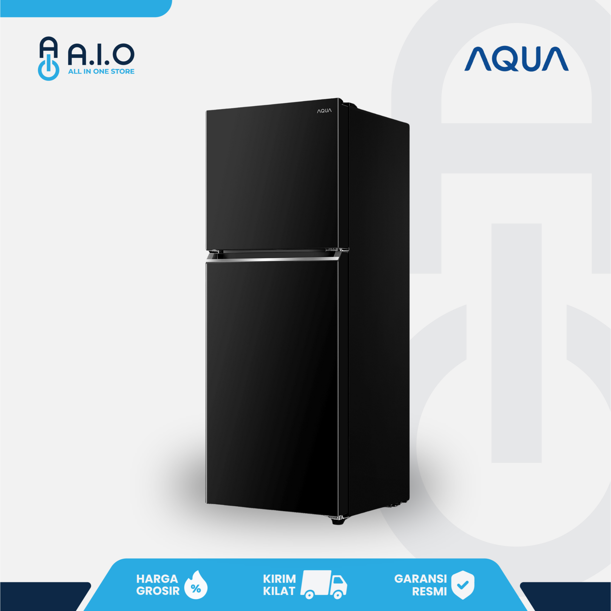 AQUA - KULKAS 2 PINTU INVERTER 205 L - AQR-DTM265RAP(FB) 3 AQUA - KULKAS 2 PINTU INVERTER 205 L - AQR-DTM265RAP(FB) - Gambar 2
