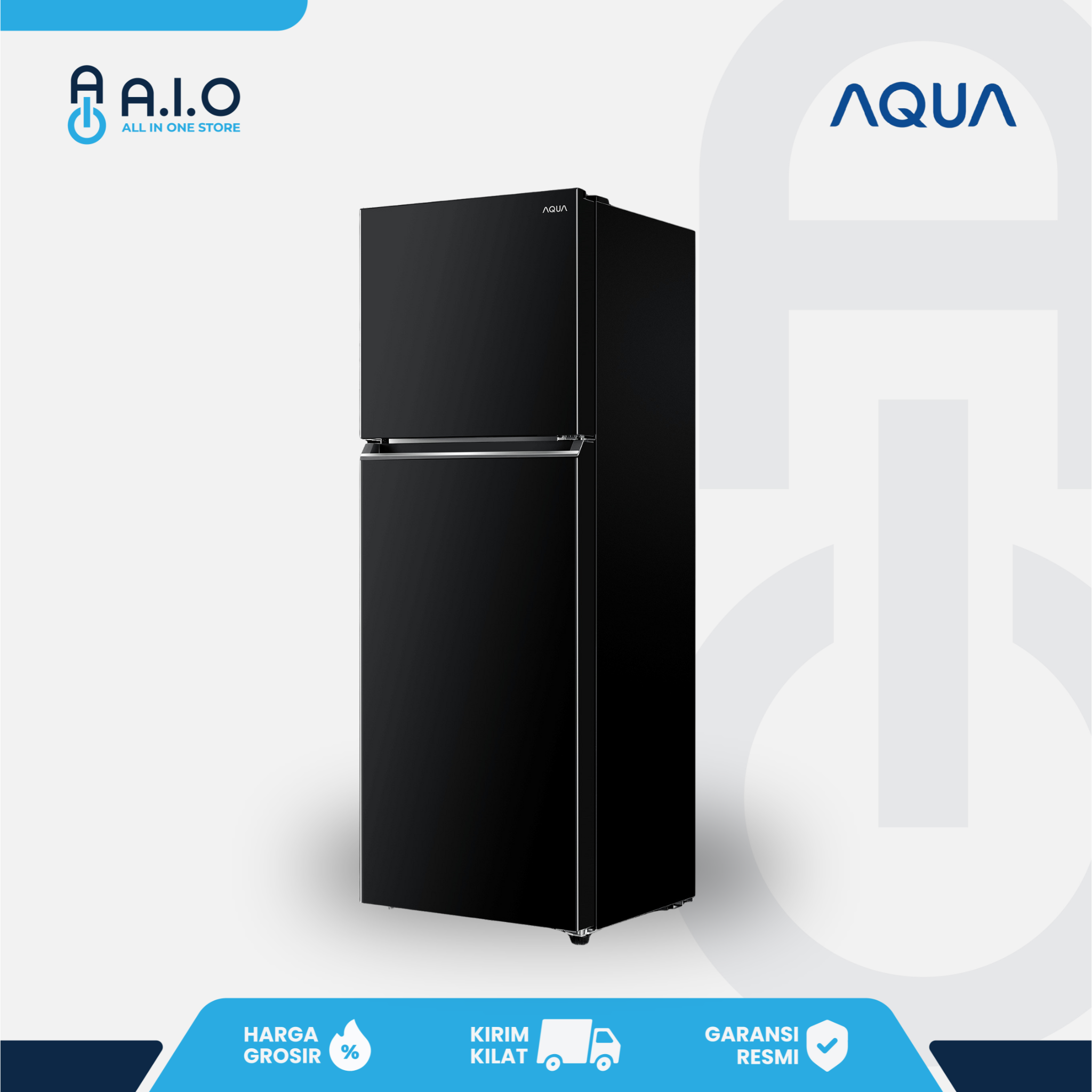 AQUA - KULKAS 2 PINTU INVERTER 225 L - AQR DTM285RAP(FB) 3 AQUA - KULKAS 2 PINTU INVERTER 225 L - AQR DTM285RAP(FB) - Gambar 2