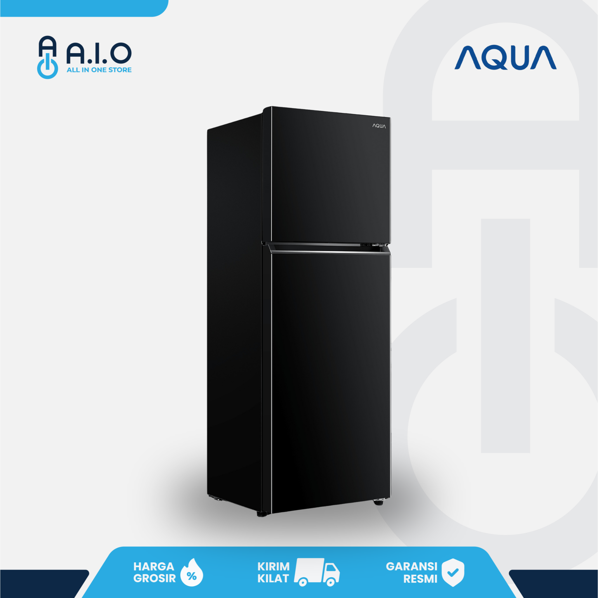 AQUA - KULKAS 2 PINTU INVERTER 225 L - AQR DTM285RAP(FB) 4 AQUA - KULKAS 2 PINTU INVERTER 225 L - AQR DTM285RAP(FB) - Gambar 3