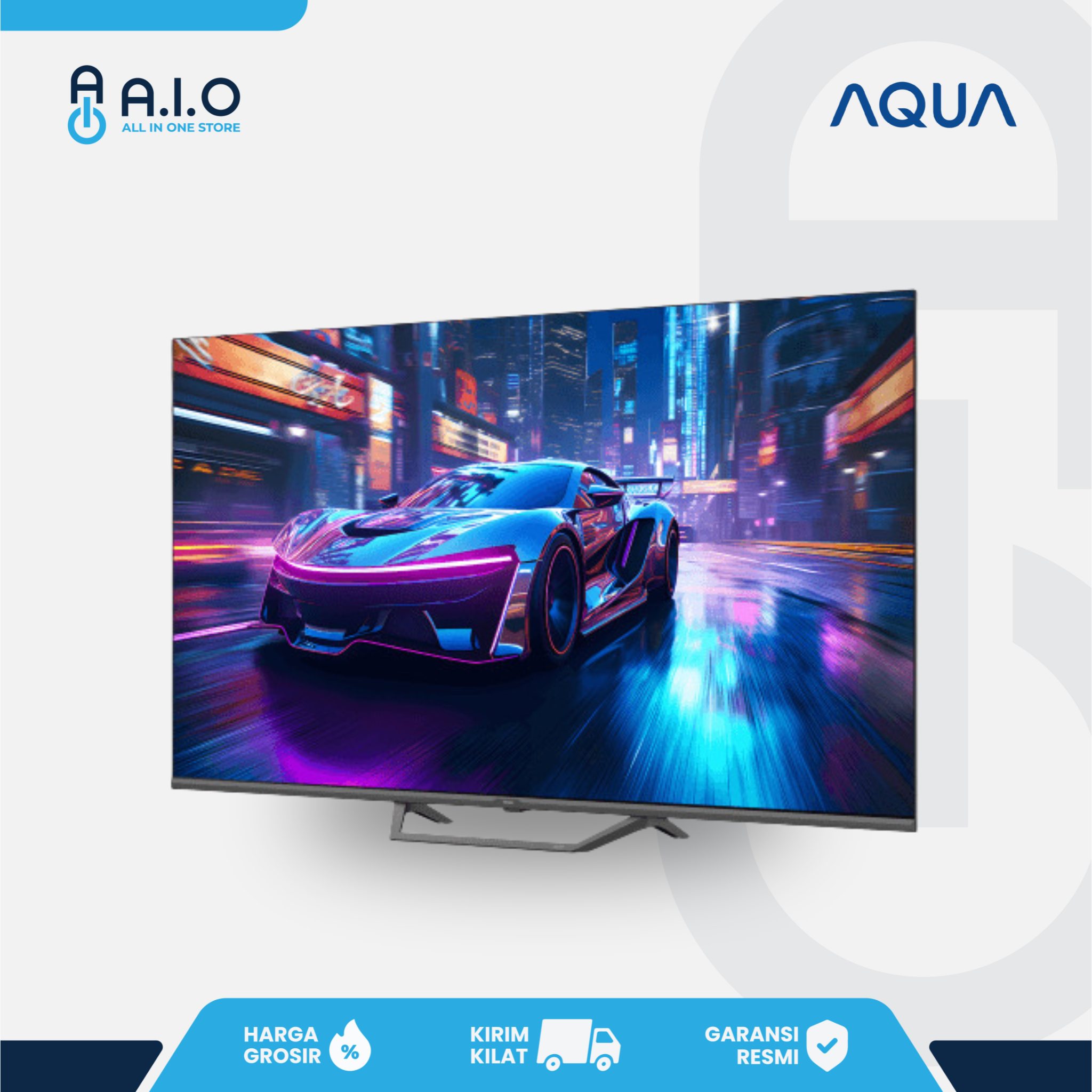 AQUA - TV GOOGLE 43" - AQT43S80EUX 3 AQUA - TV GOOGLE 43" - AQT43S80EUX - Gambar 2