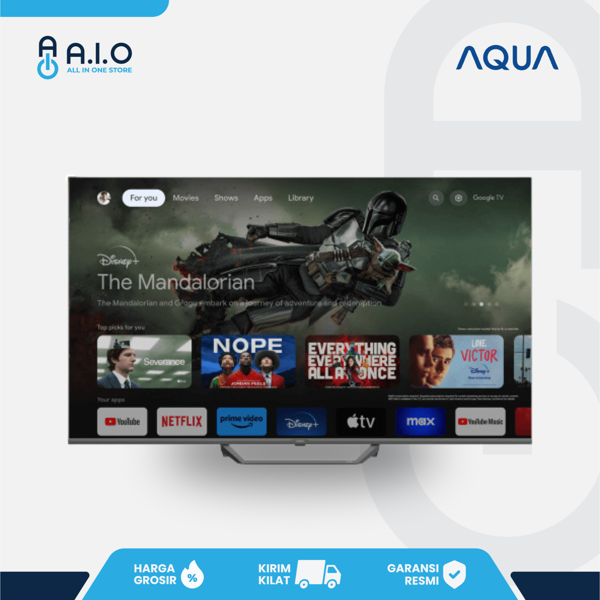 AQUA - TV GOOGLE 50" - AQT50S80EUX 1 68f6ed92117b3