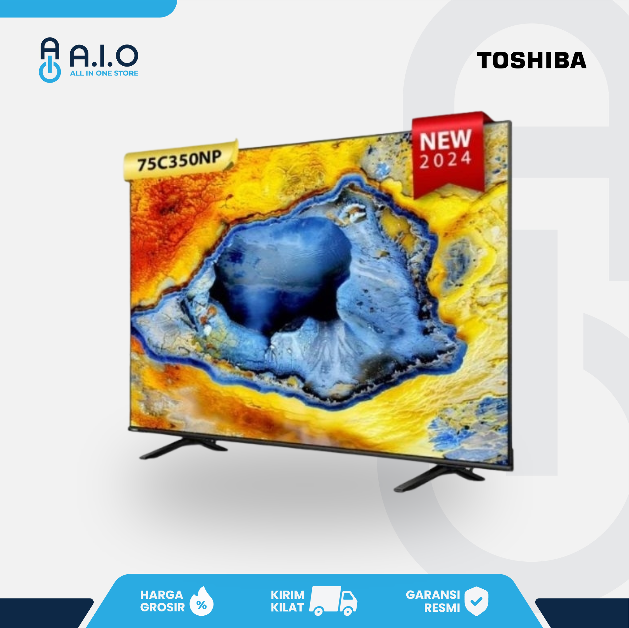 TOSHIBA TVMI - TV GOOGLE 75" - 75C350NP 3 TOSHIBA TVMI - TV GOOGLE 75" - 75C350NP - Gambar 2