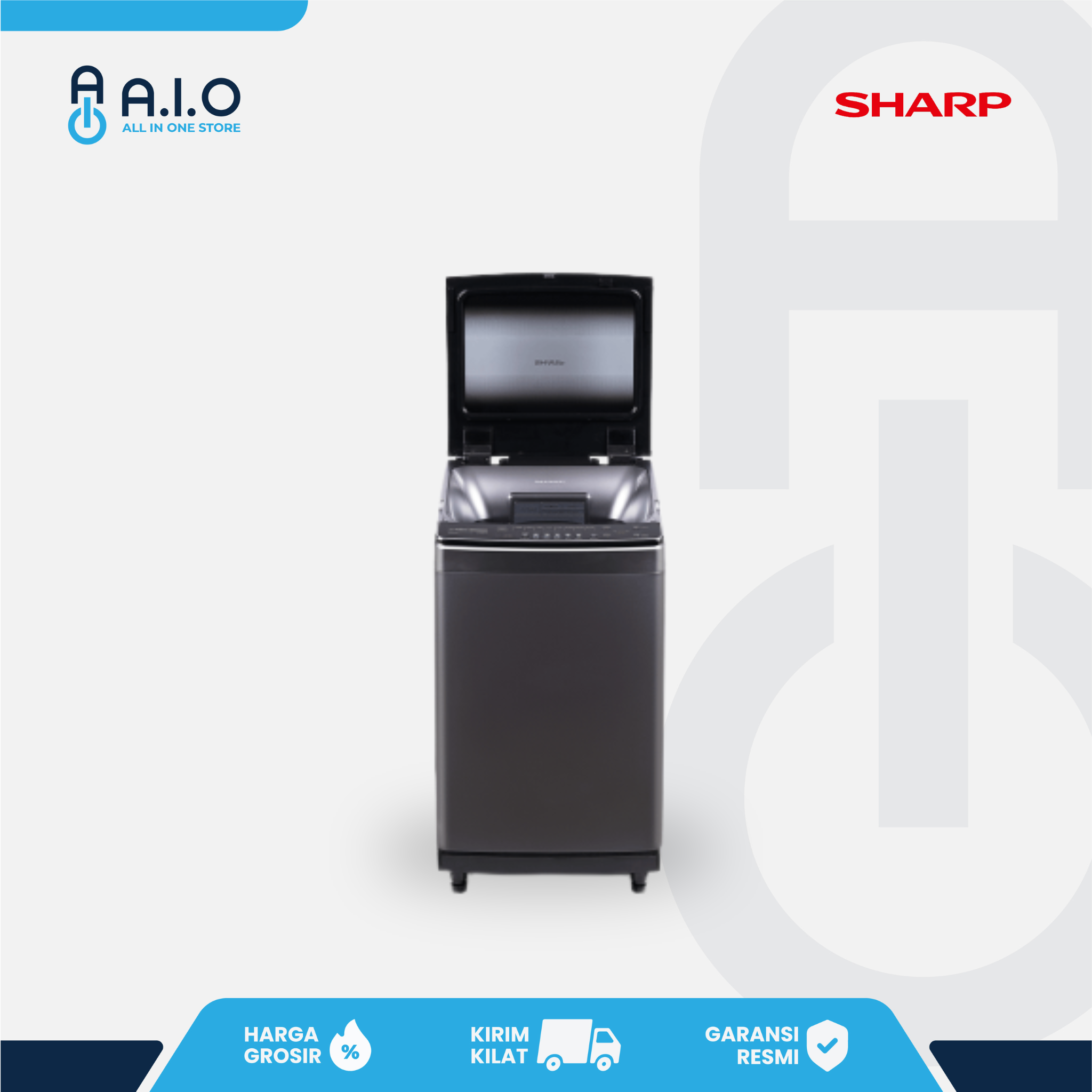 SHARP - MESIN CUCI TOP LOADING 11.5 KG - ES M1150XT SM 6 SHARP - MESIN CUCI TOP LOADING 11.5 KG - ES M1150XT SM - Gambar 5