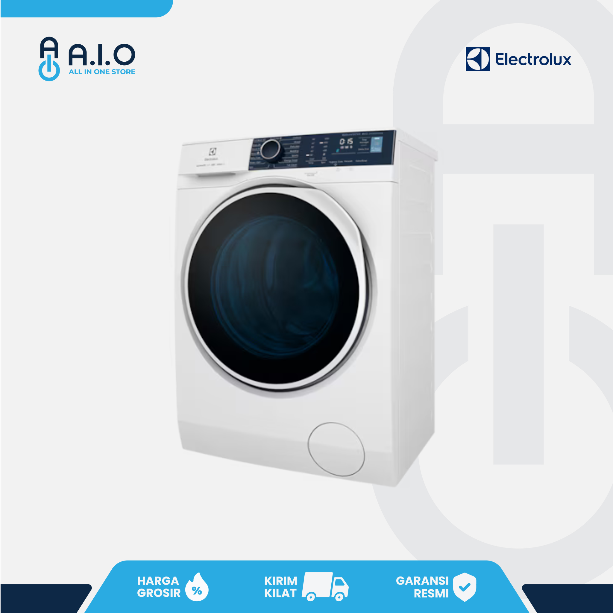 ELECTROLUX - MESIN CUCI FRONT LOADING 8 KG - EWF8024P5WB 3 ELECTROLUX - MESIN CUCI FRONT LOADING 8 KG - EWF8024P5WB - Gambar 2