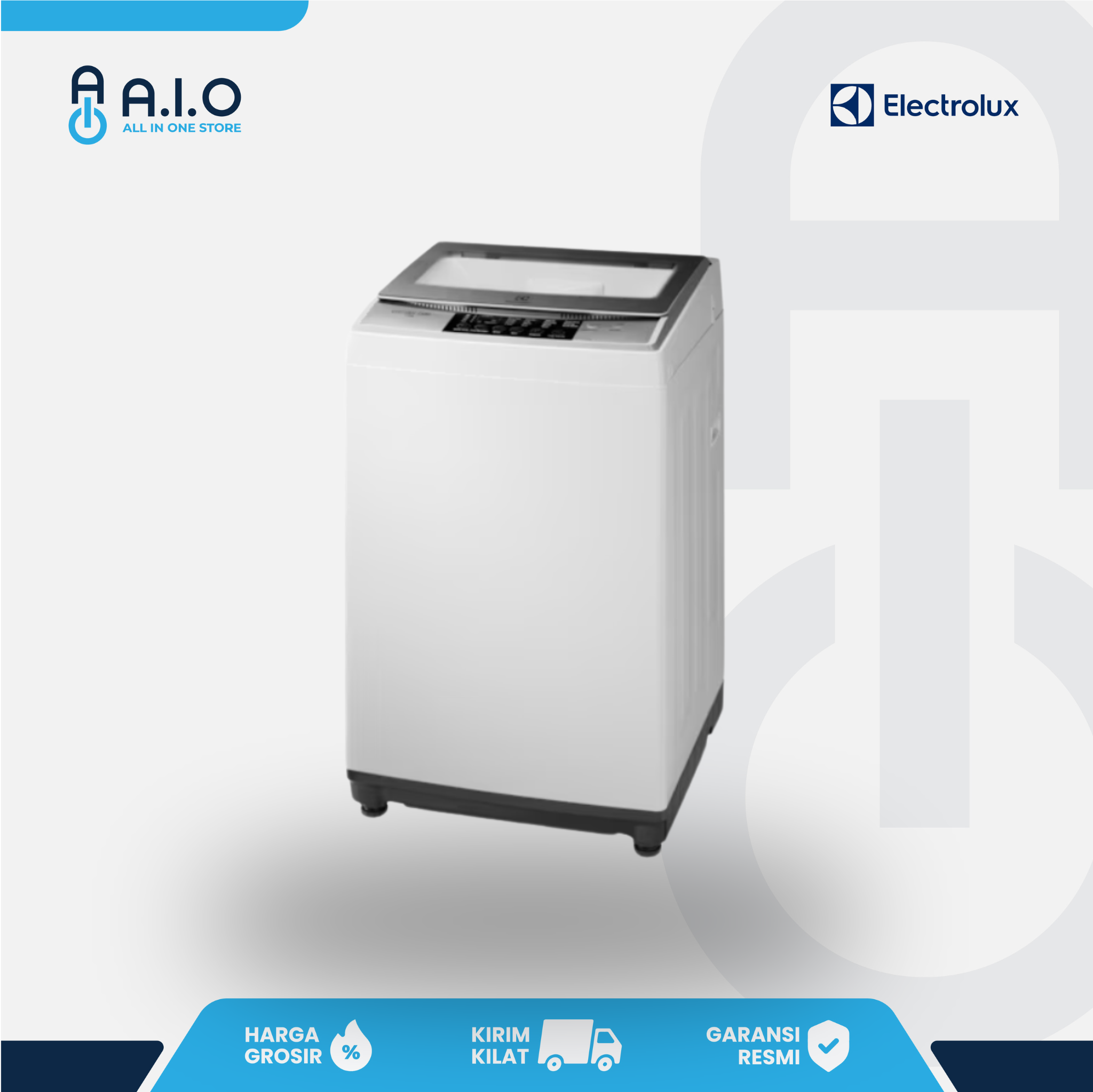 ELECTROLUX - MESIN CUCI TOP LOADING 7.5 KG - EWT7588H1WB 3 ELECTROLUX - MESIN CUCI TOP LOADING 7.5 KG - EWT7588H1WB - Gambar 2