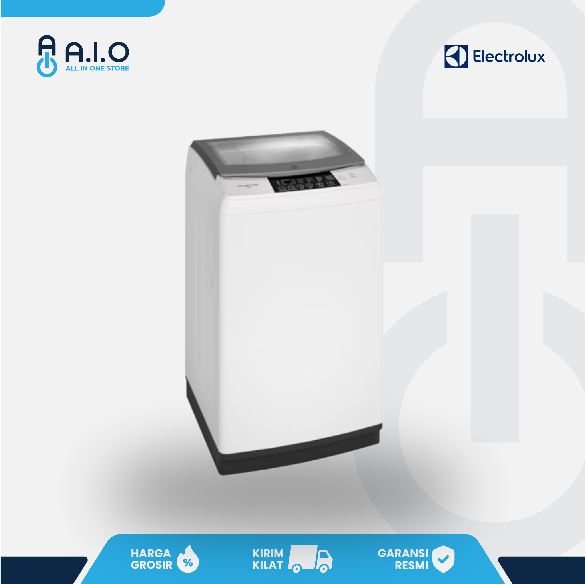 ELECTROLUX - MESIN CUCI TOP LOADING 7.5 KG - EWT7588H1WB 4 ELECTROLUX - MESIN CUCI TOP LOADING 7.5 KG - EWT7588H1WB - Gambar 3