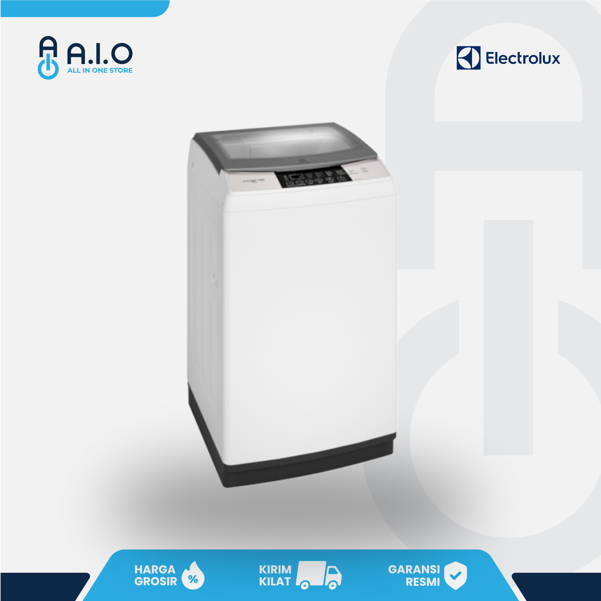 ELECTROLUX - MESIN CUCI TOP LOADING 9 KG - EWT9588H1WB 4 ELECTROLUX - MESIN CUCI TOP LOADING 9 KG - EWT9588H1WB - Gambar 3