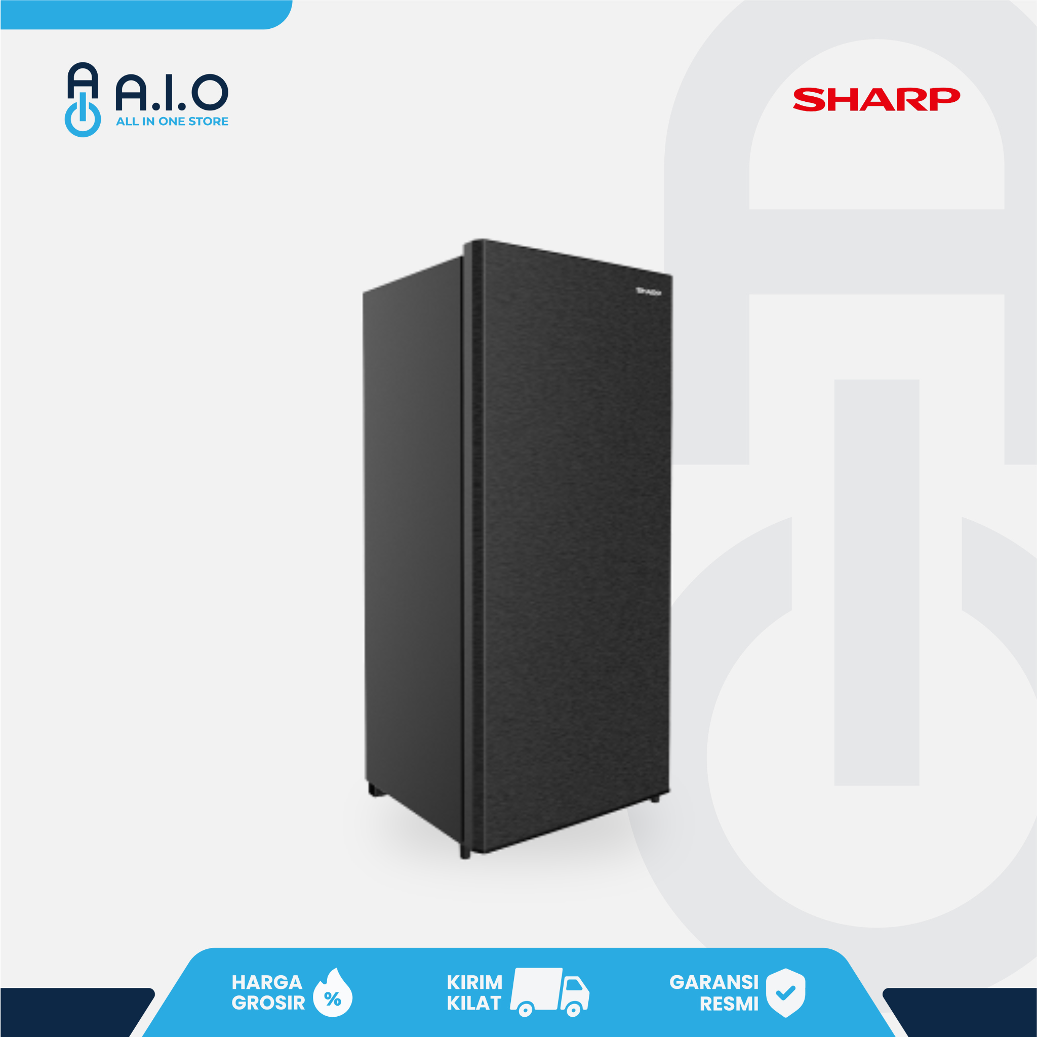 SHARP - KULKAS FREEZER 6 RAK 158 L - FJ M186A HS 4 SHARP - KULKAS FREEZER 6 RAK 158 L - FJ M186A HS - Gambar 3