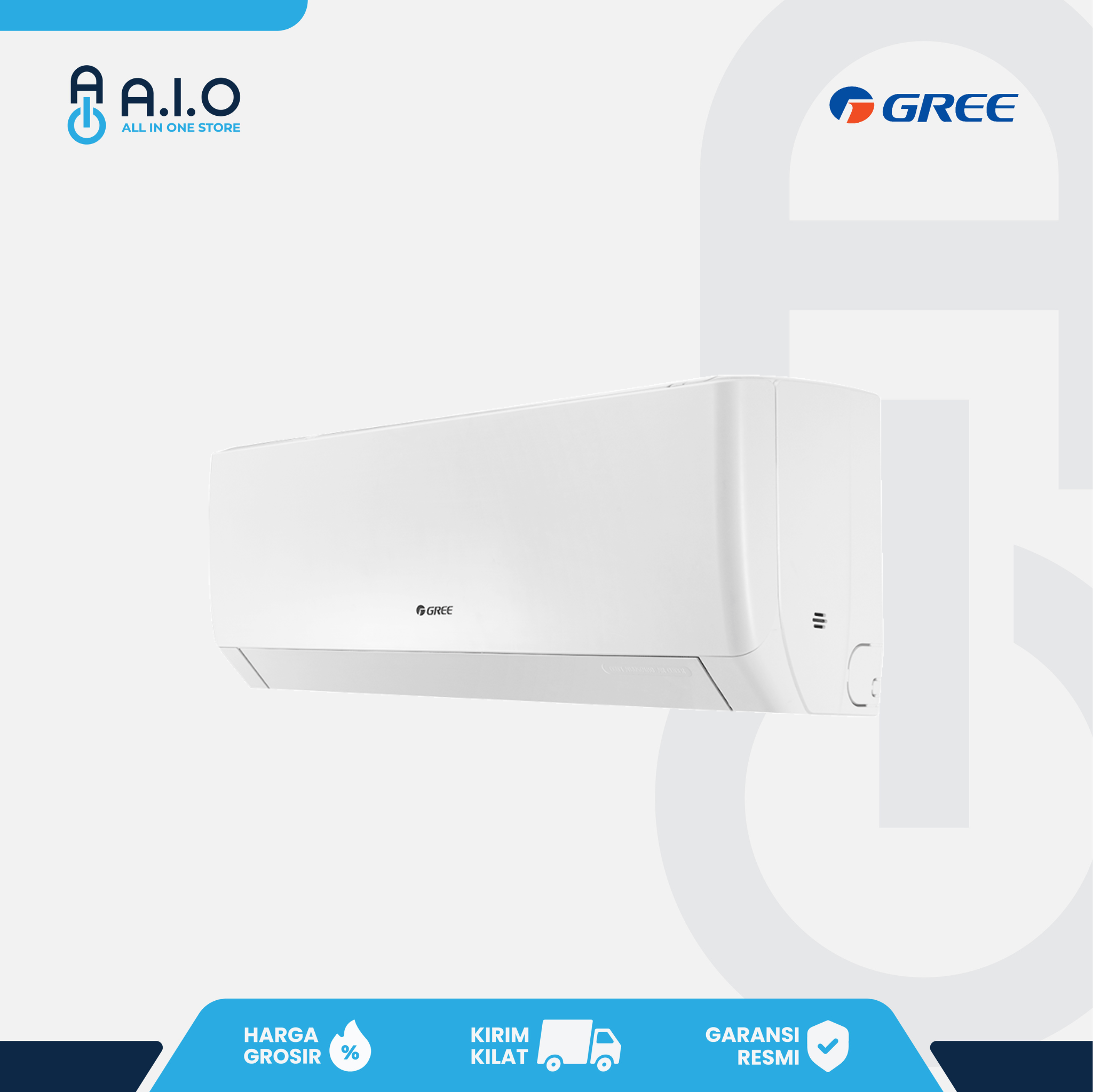 GREE - AC SPLIT STANDARD 1 PK - GWC 09MOO5S 3 GREE - AC SPLIT STANDARD 1 PK - GWC 09MOO5S - Gambar 2