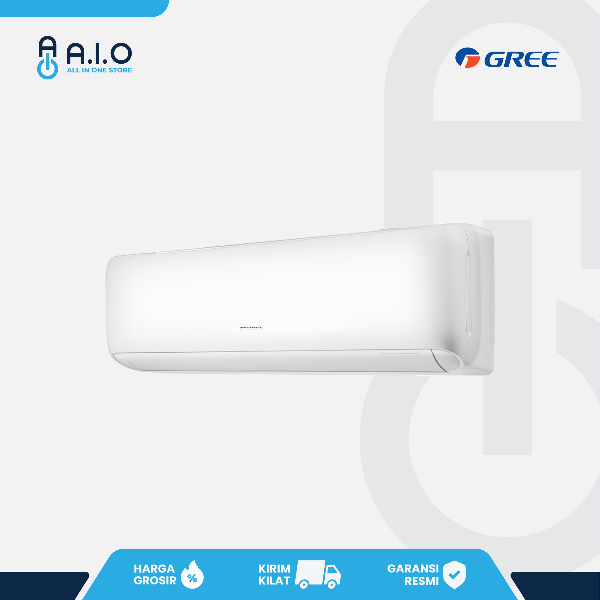 GREE - AC SPLIT STANDARD 2 PK - GWC 18N1A 3 GREE - AC SPLIT STANDARD 2 PK - GWC 18N1A - Gambar 2