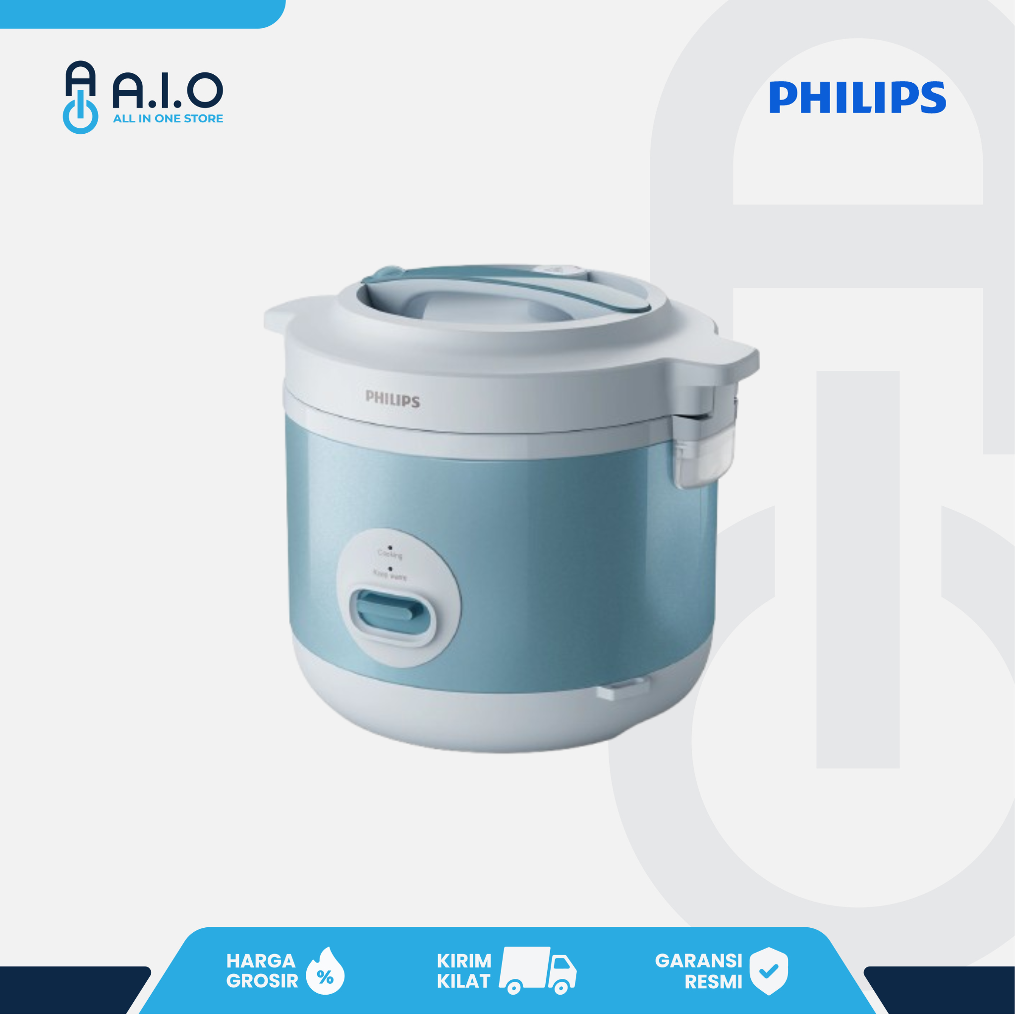 PHILIPS - RICE COOKER 1.8 L - HD3003/32 3 PHILIPS - RICE COOKER 1.8 L - HD3003/32 - Gambar 2