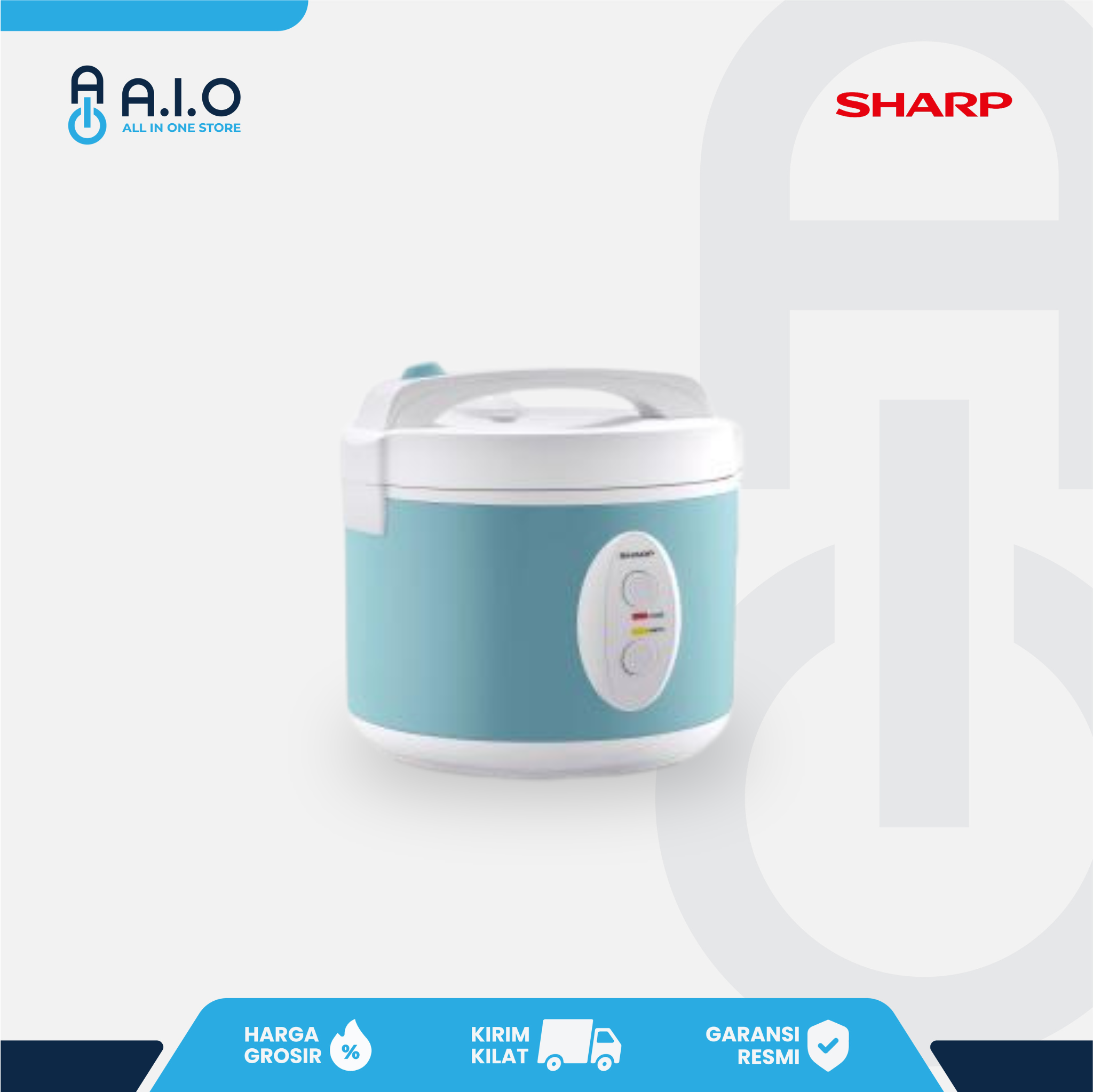 SHARP - RICE COOKER 1.8 L - KS G18MP BL 4 SHARP - RICE COOKER 1.8 L - KS G18MP BL - Gambar 3