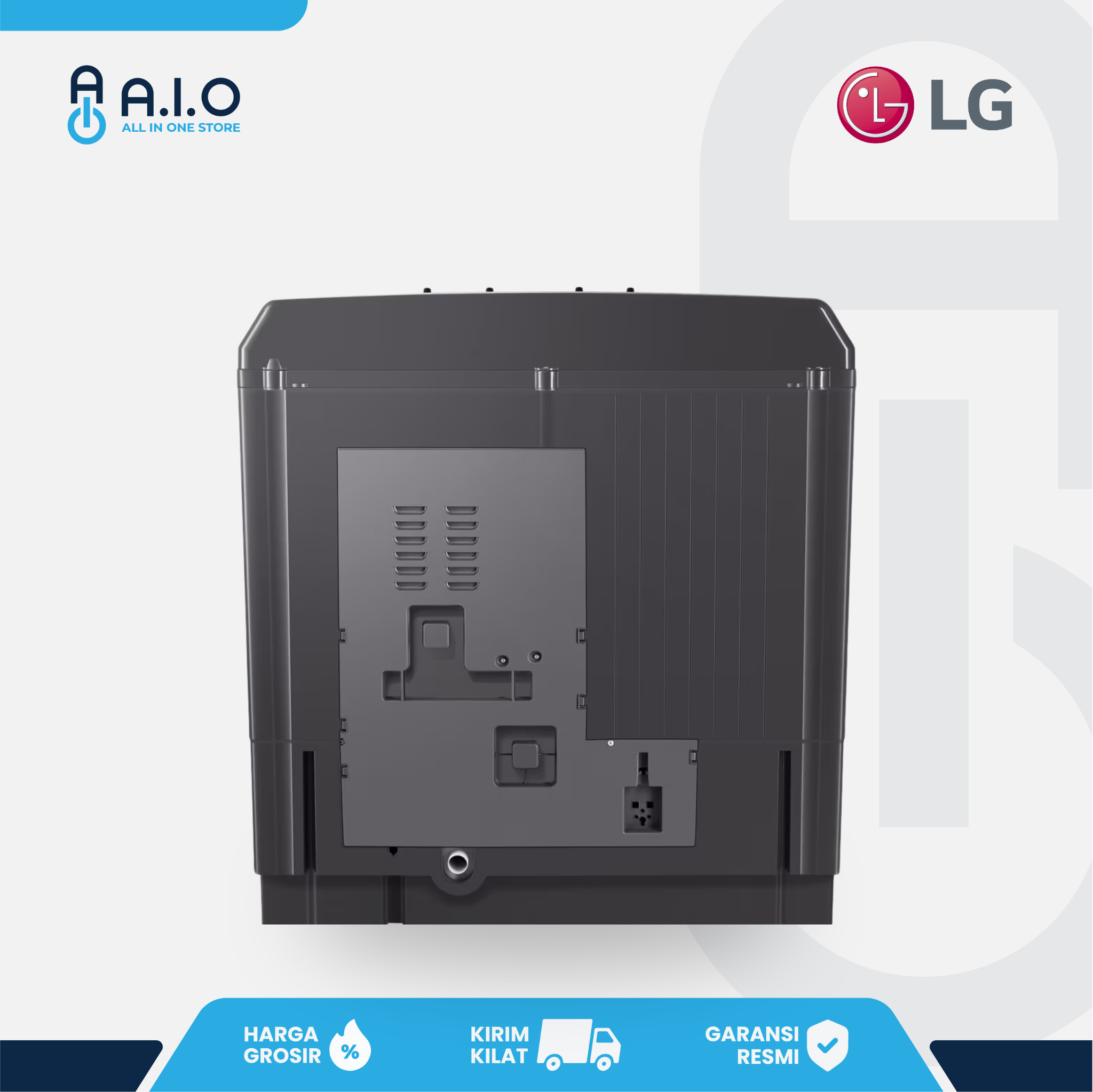 LG - MESIN CUCI 2 TABUNG 14 KG - P1400RTM 5 LG - MESIN CUCI 2 TABUNG 14 KG - P1400RTM - Gambar 4