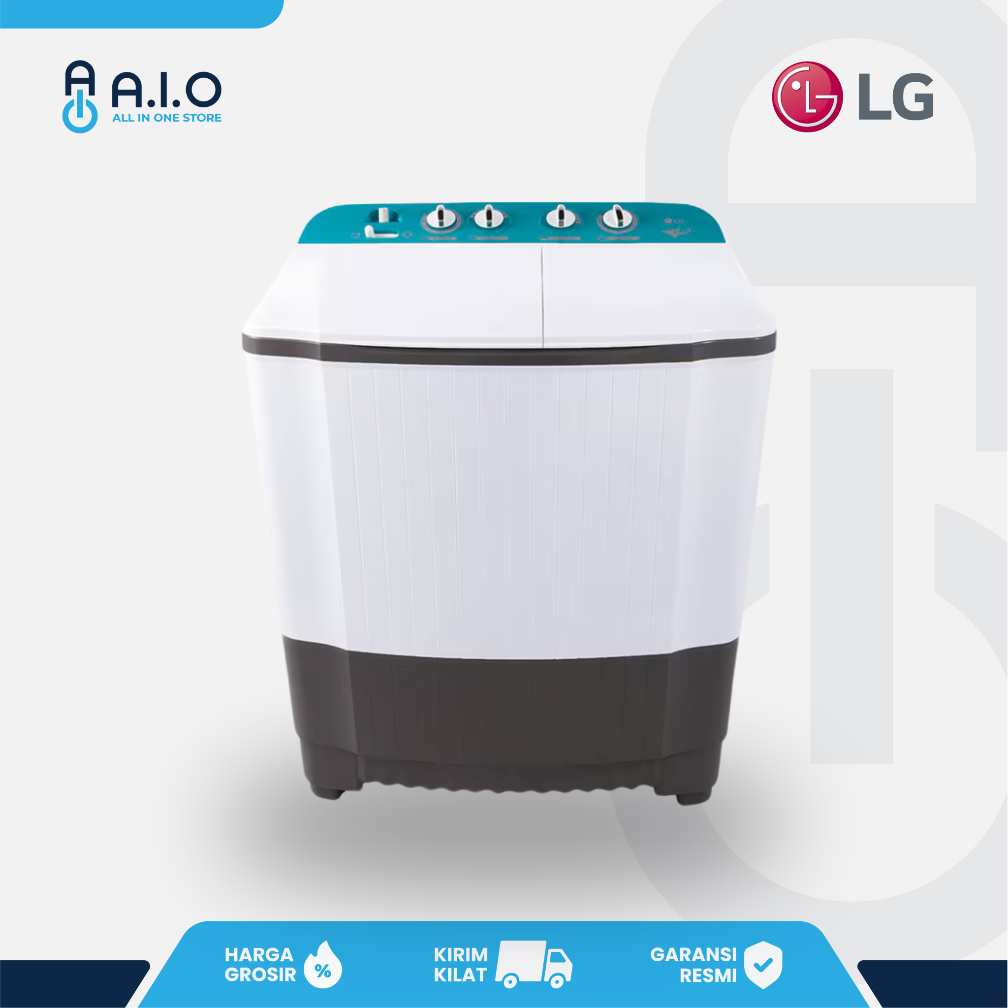 LG - MESIN CUCI 2 TABUNG 7 KG - P7000N 1 P7000N New