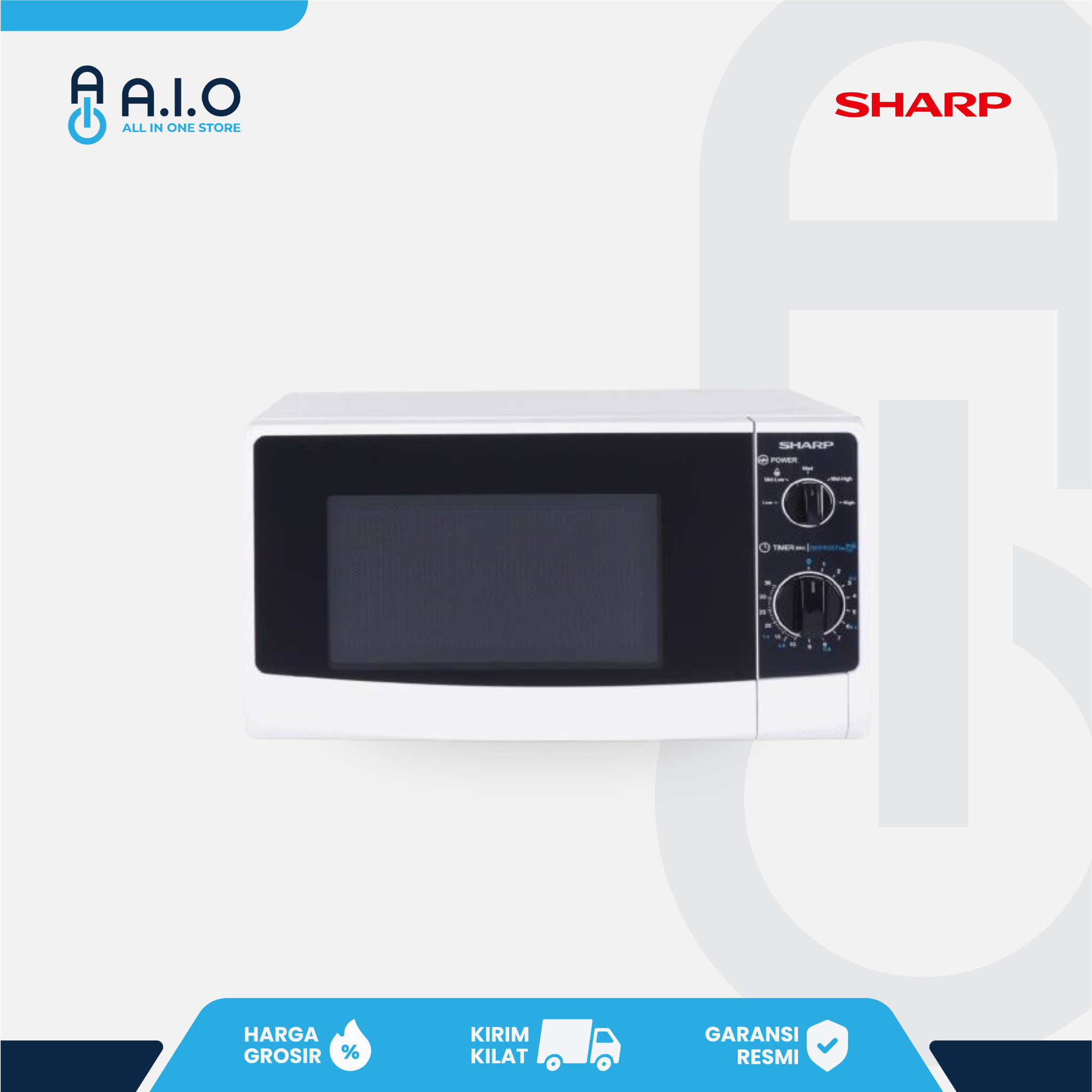 SHARP - MICROWAVE - R 220MA WH 1 R 220MA WH Front