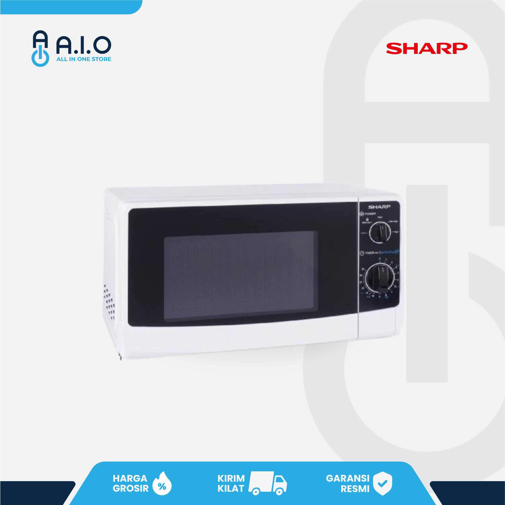 SHARP - MICROWAVE - R 220MA WH 4 SHARP - MICROWAVE - R 220MA WH - Gambar 3