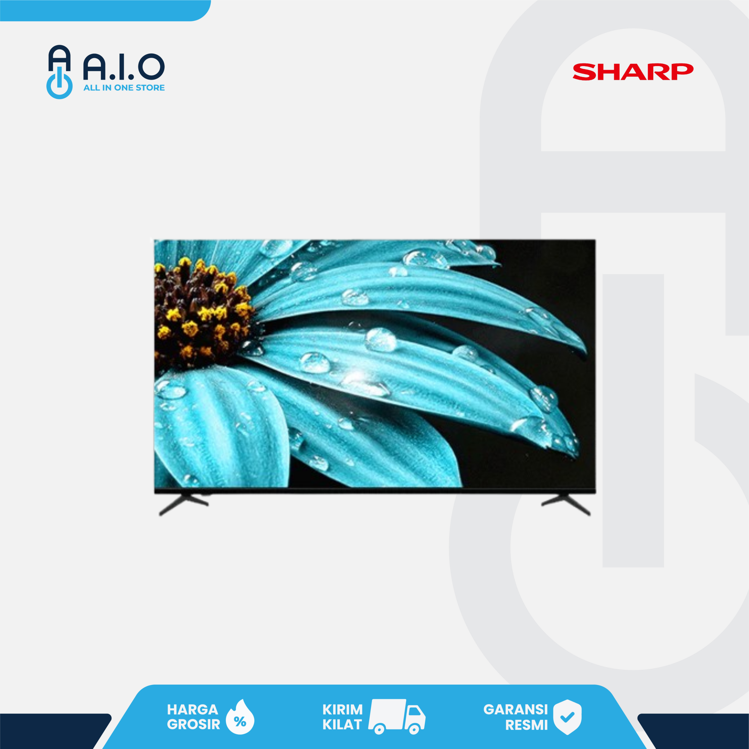 SHARP - TV GOOGLE 55" - 4T C55FJ1I 1 4T-C55FJ1I