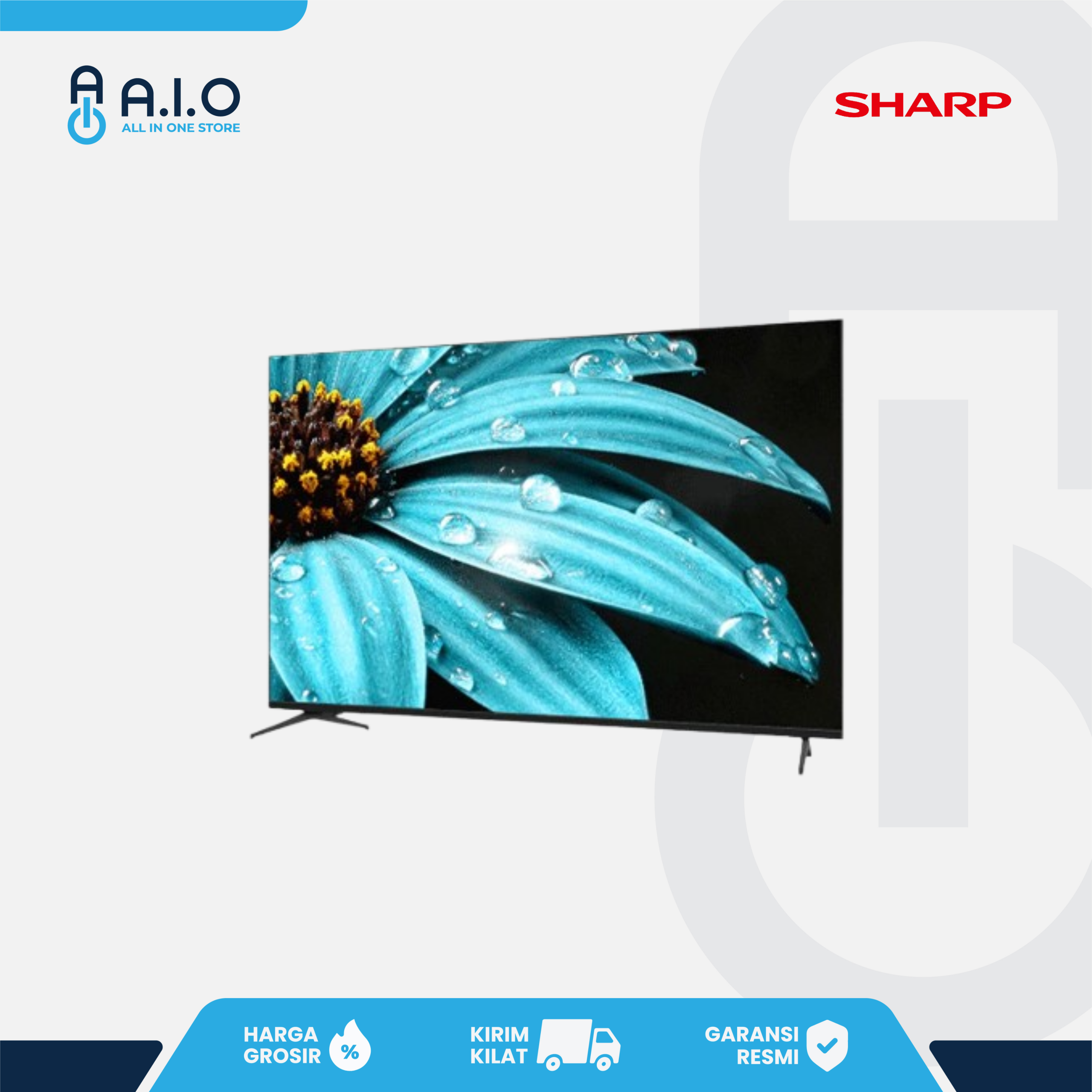 SHARP - TV GOOGLE 55" - 4T C55FJ1I 3 4T-C55FJ1I