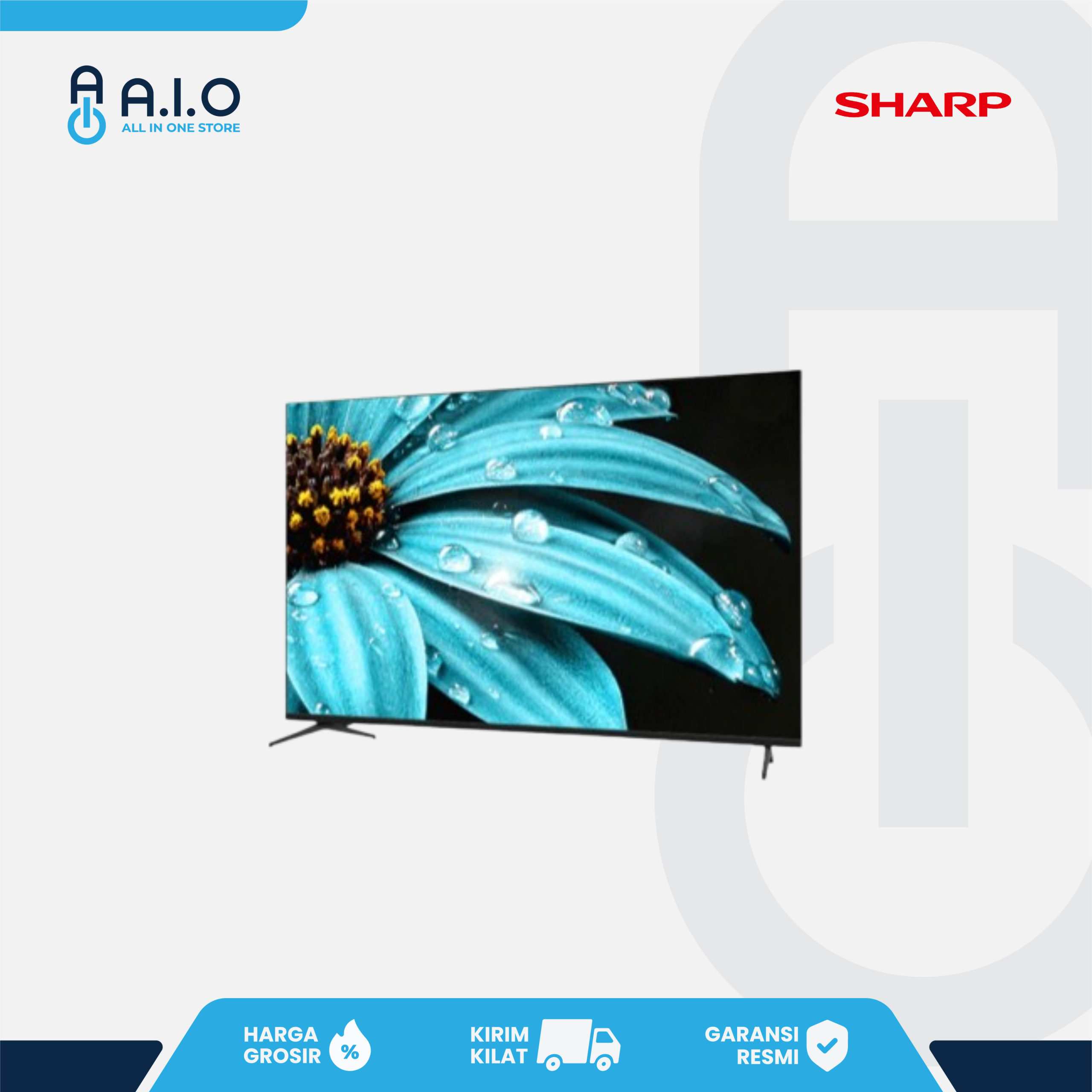 SHARP - TV GOOGLE 65" - 4T C65FJ1I 3 SHARP - TV GOOGLE 65" - 4T C65FJ1I - Gambar 2