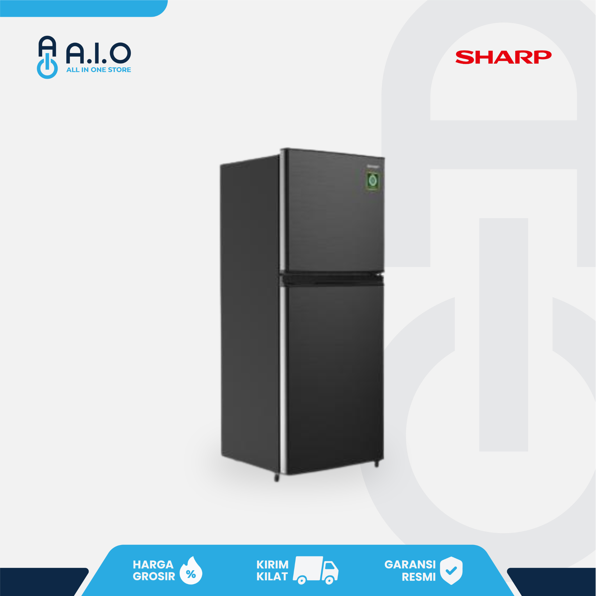 SHARP - KULKAS 2 PINTU 187 L - SJ 236MN HS 4 SHARP - KULKAS 2 PINTU 187 L - SJ 236MN HS - Gambar 3