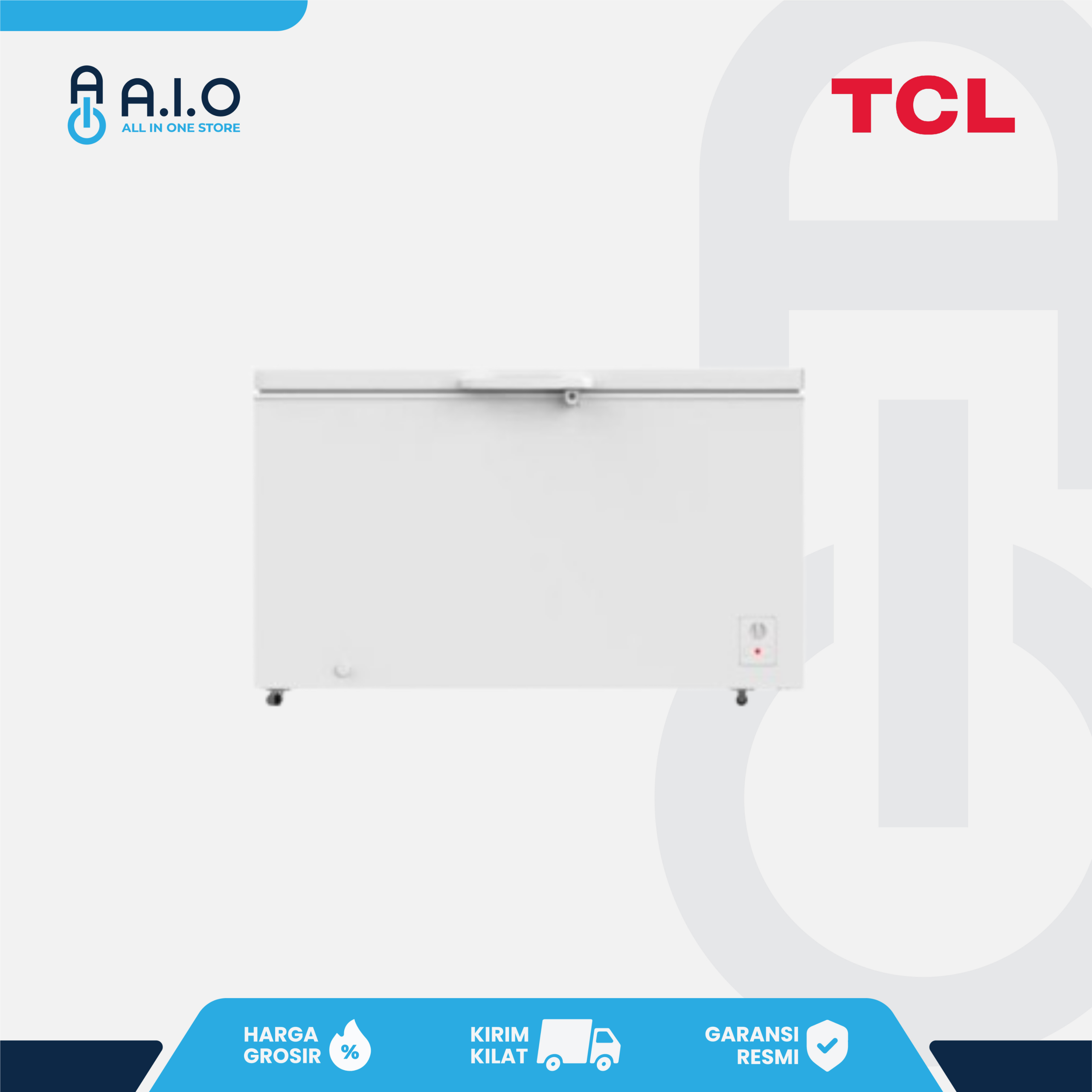 TCL - FREEZER BOX 450 L - TCF 450ZID 1 TCL FREEZER BOX 450 L TCF 450ZID Depan scaled