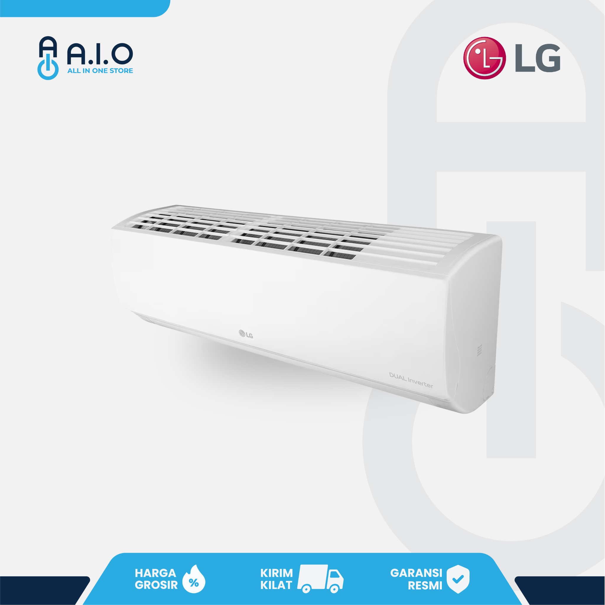 LG - AC SPLIT INVERTER 0.5 PK - T05EV5 5 LG - AC SPLIT INVERTER 0.5 PK - T05EV5 - Gambar 4