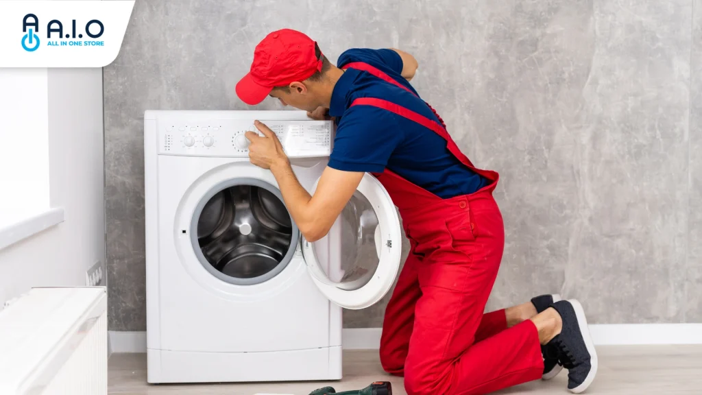 mesin cuci mati total